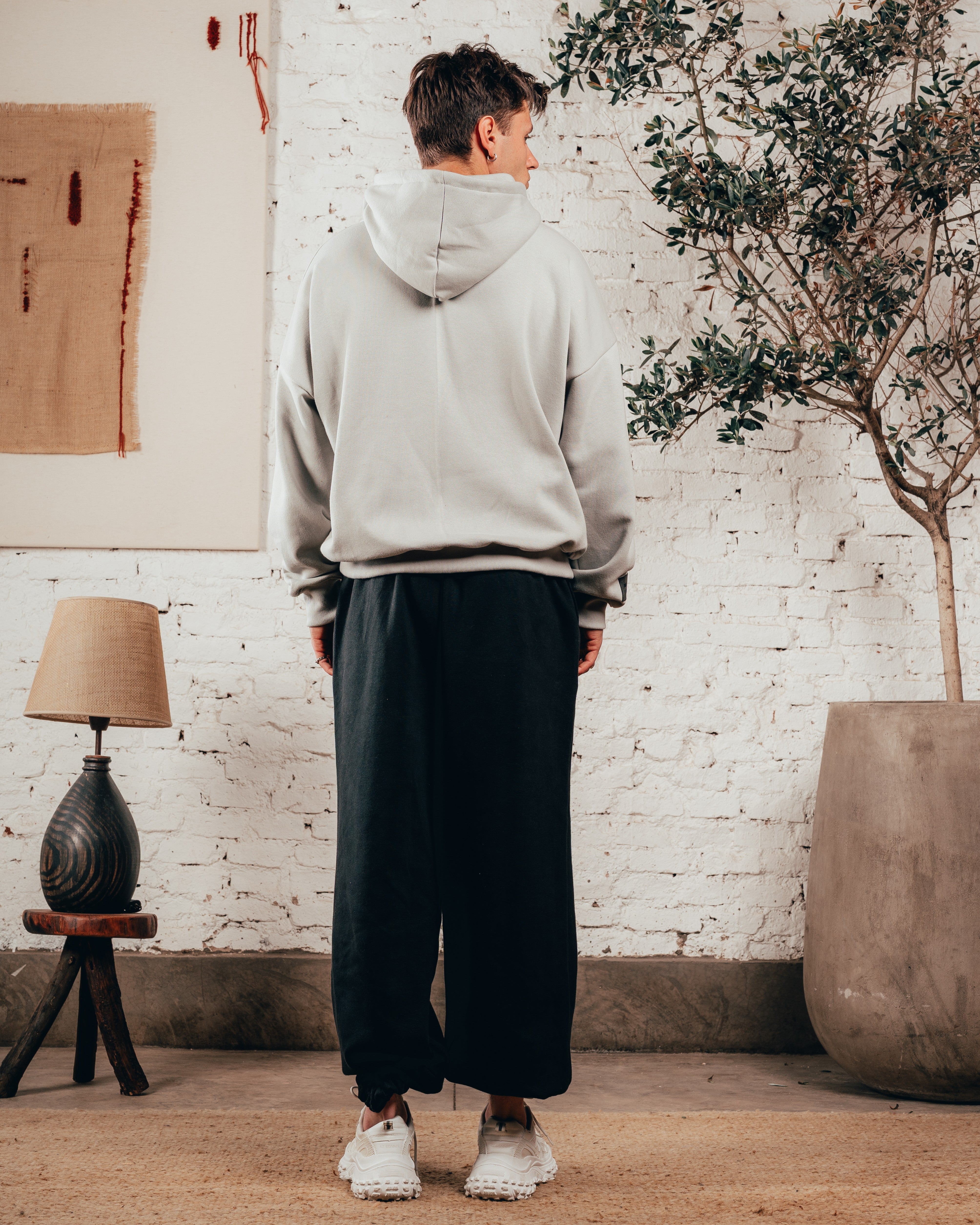 HOODIE OVERISZED [ PRIMARI ] MELANGE GREY