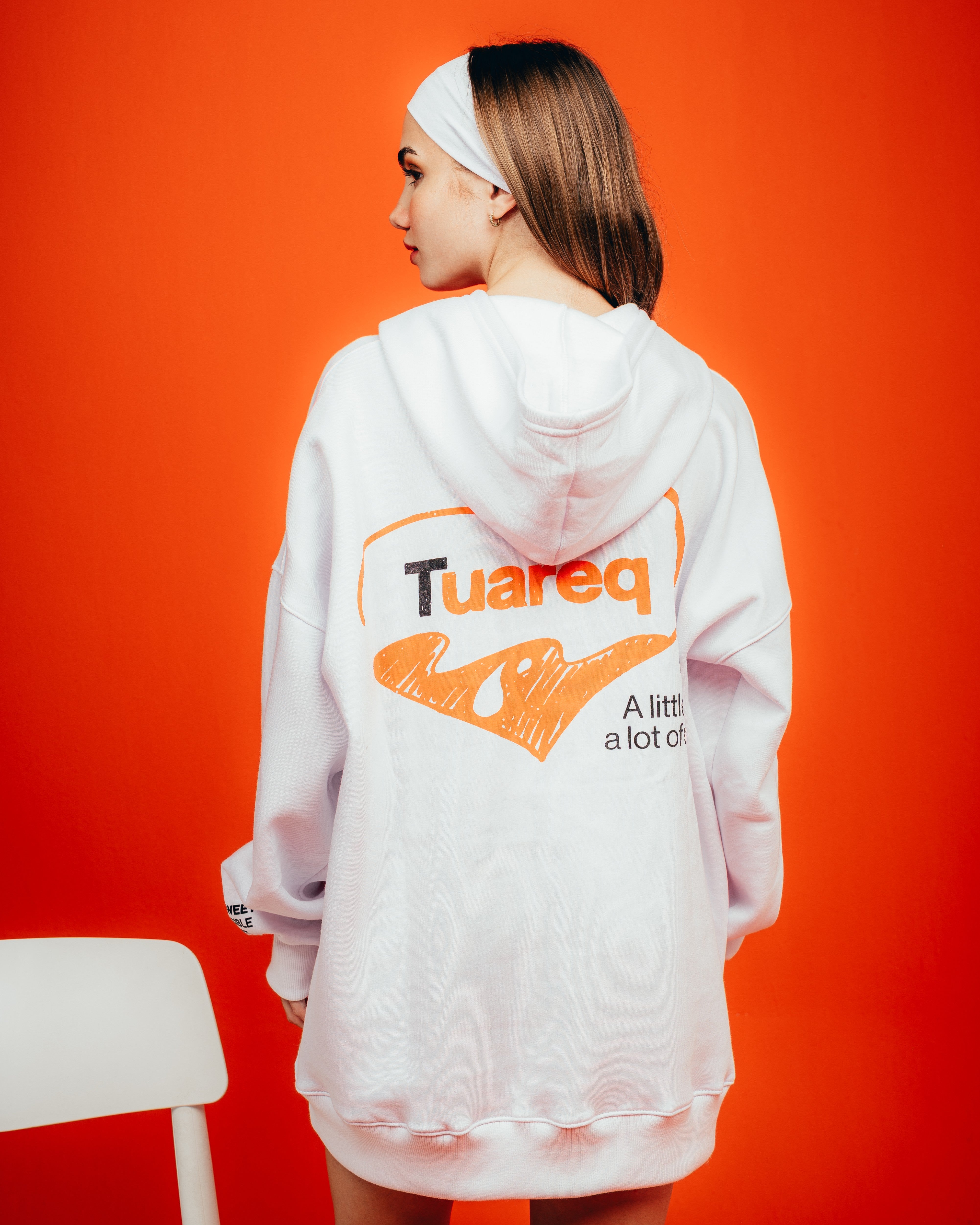 HOODIE PESADO CANDY [ KINDER ] HEART WHITE