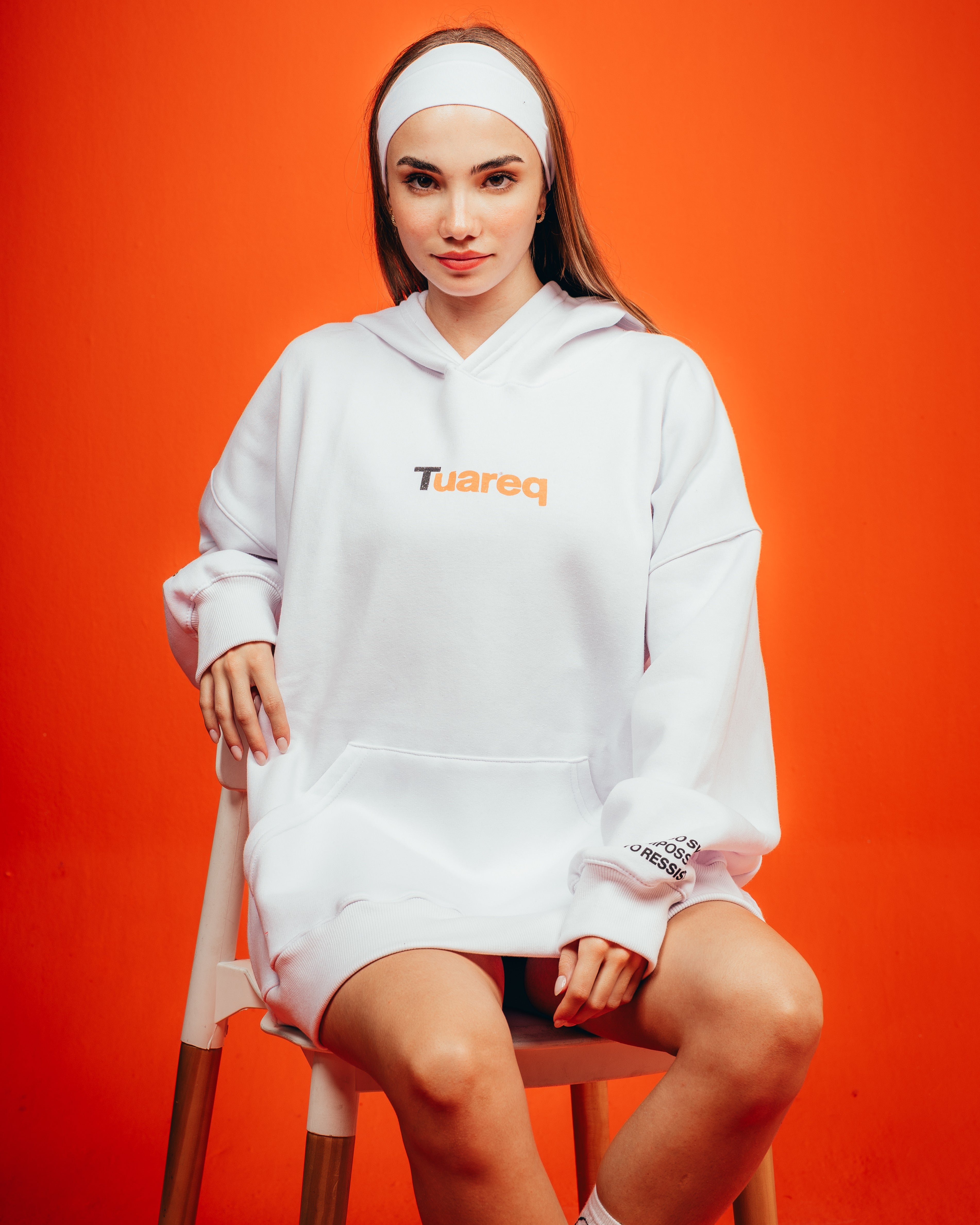 HOODIE PESADO CANDY [ KINDER ] HEART WHITE