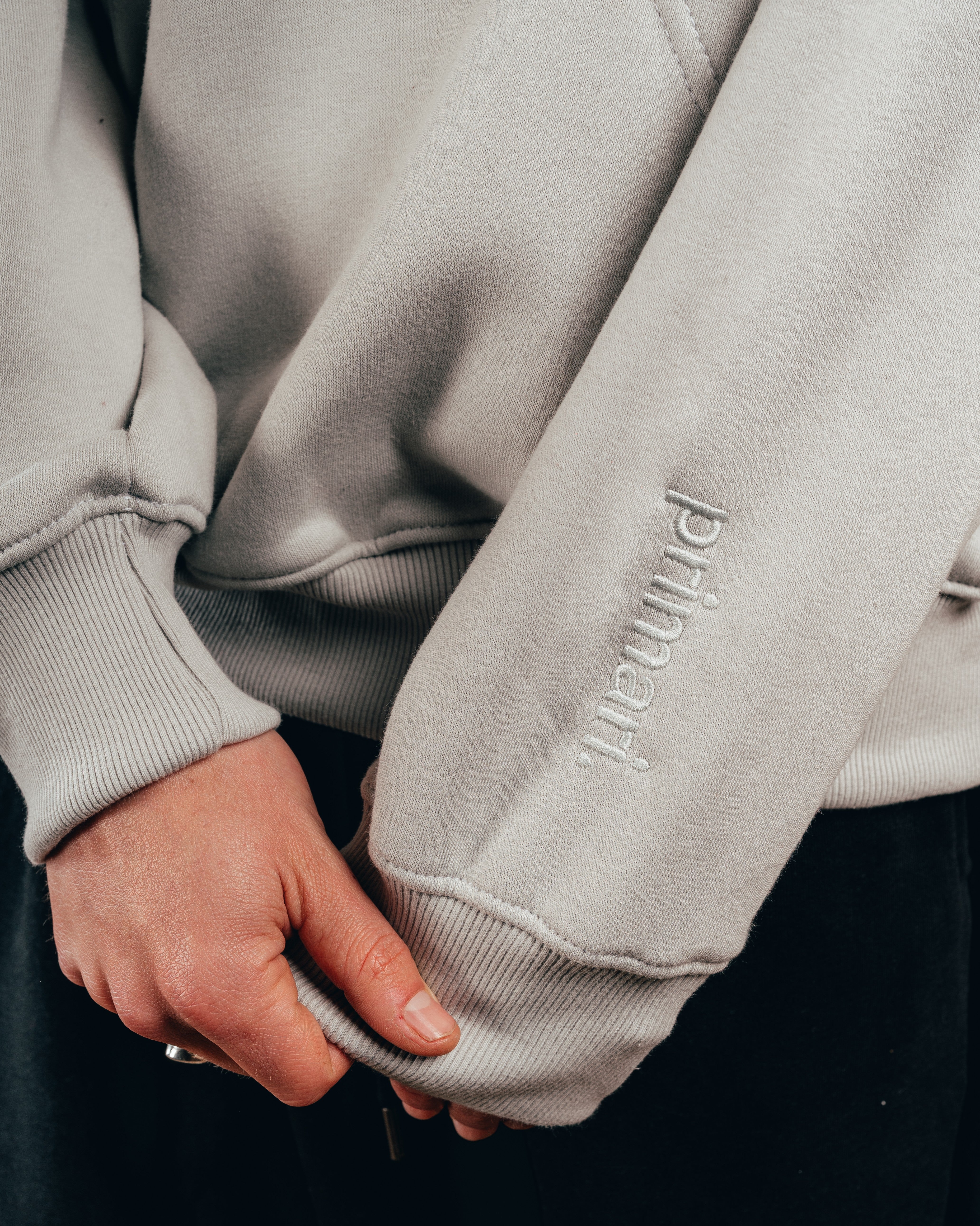 HOODIE OVERISZED [ PRIMARI ] MELANGE GREY