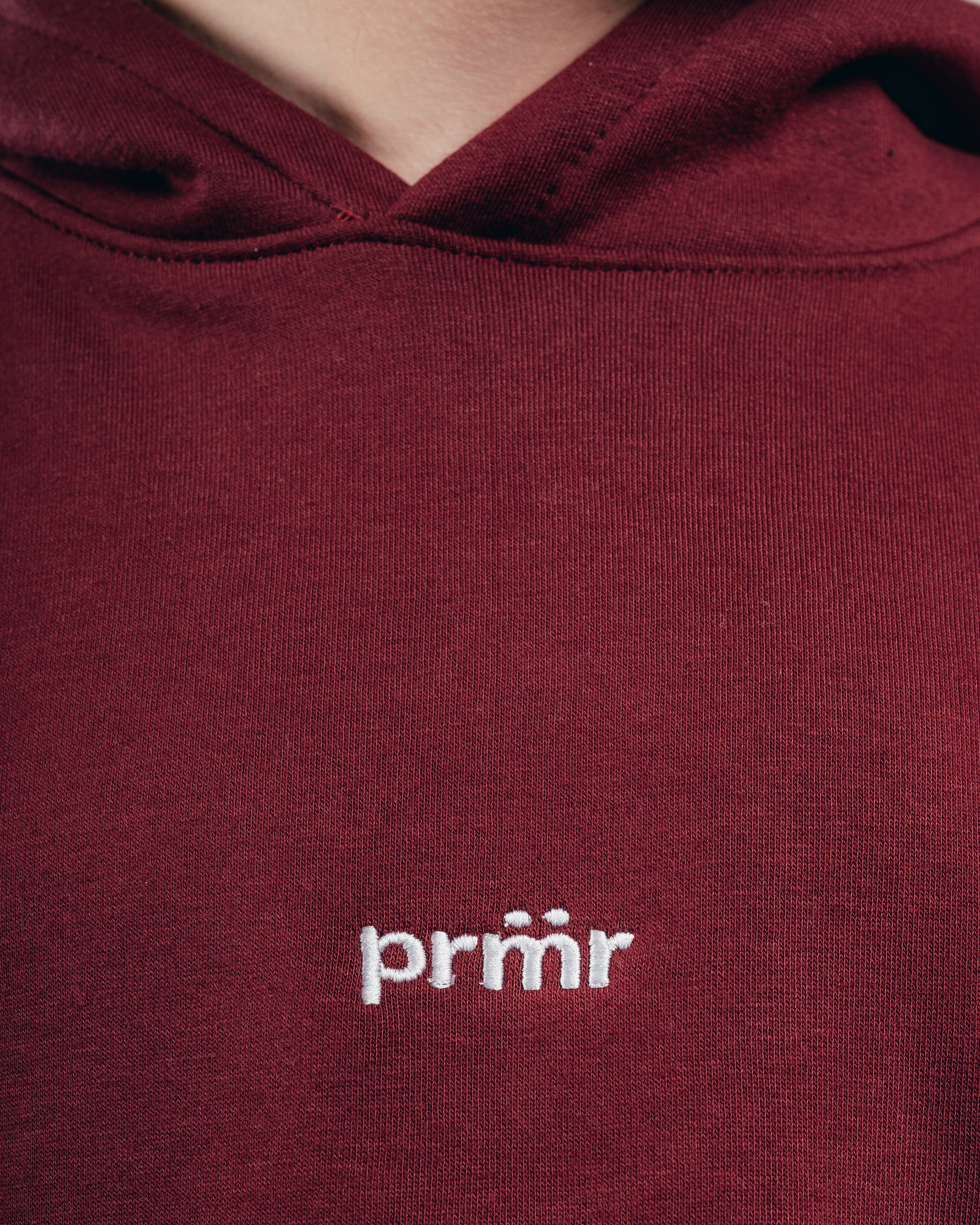 HOODIE OVERISZED [ PRIMARI ] BORDO