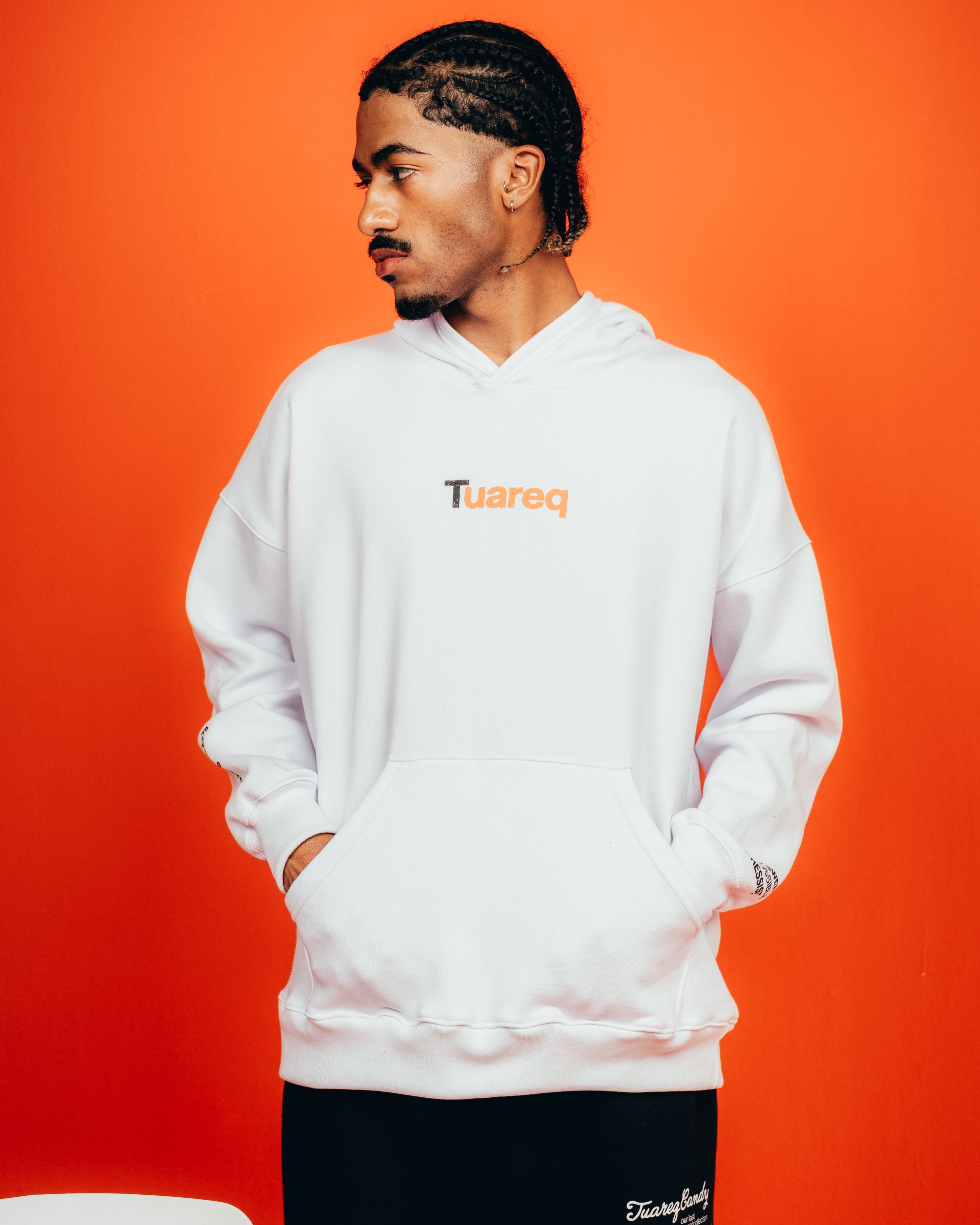 HOODIE PESADO CANDY [ KINDER ] HEART WHITE