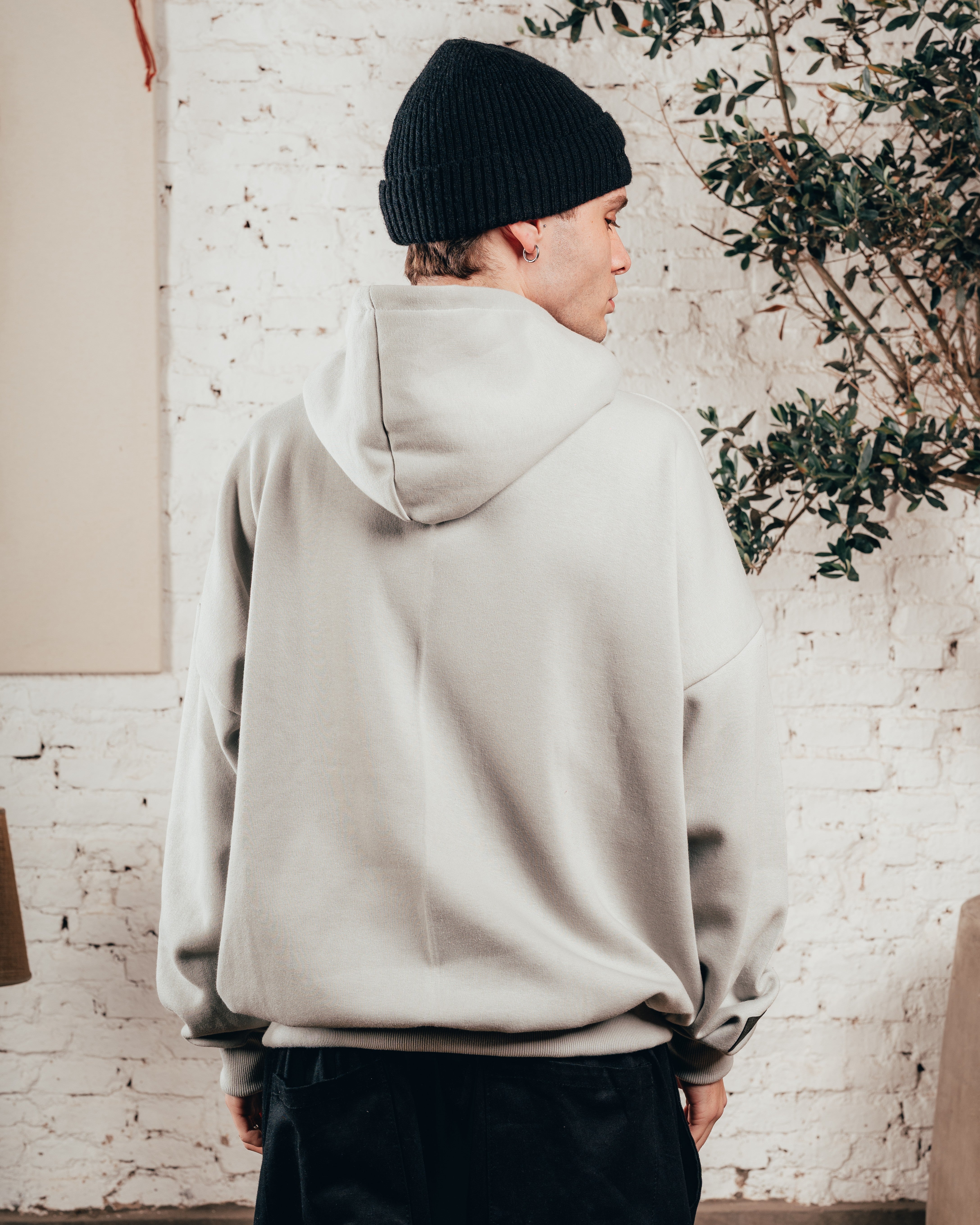 HOODIE OVERISZED [ PRIMARI ] MELANGE GREY
