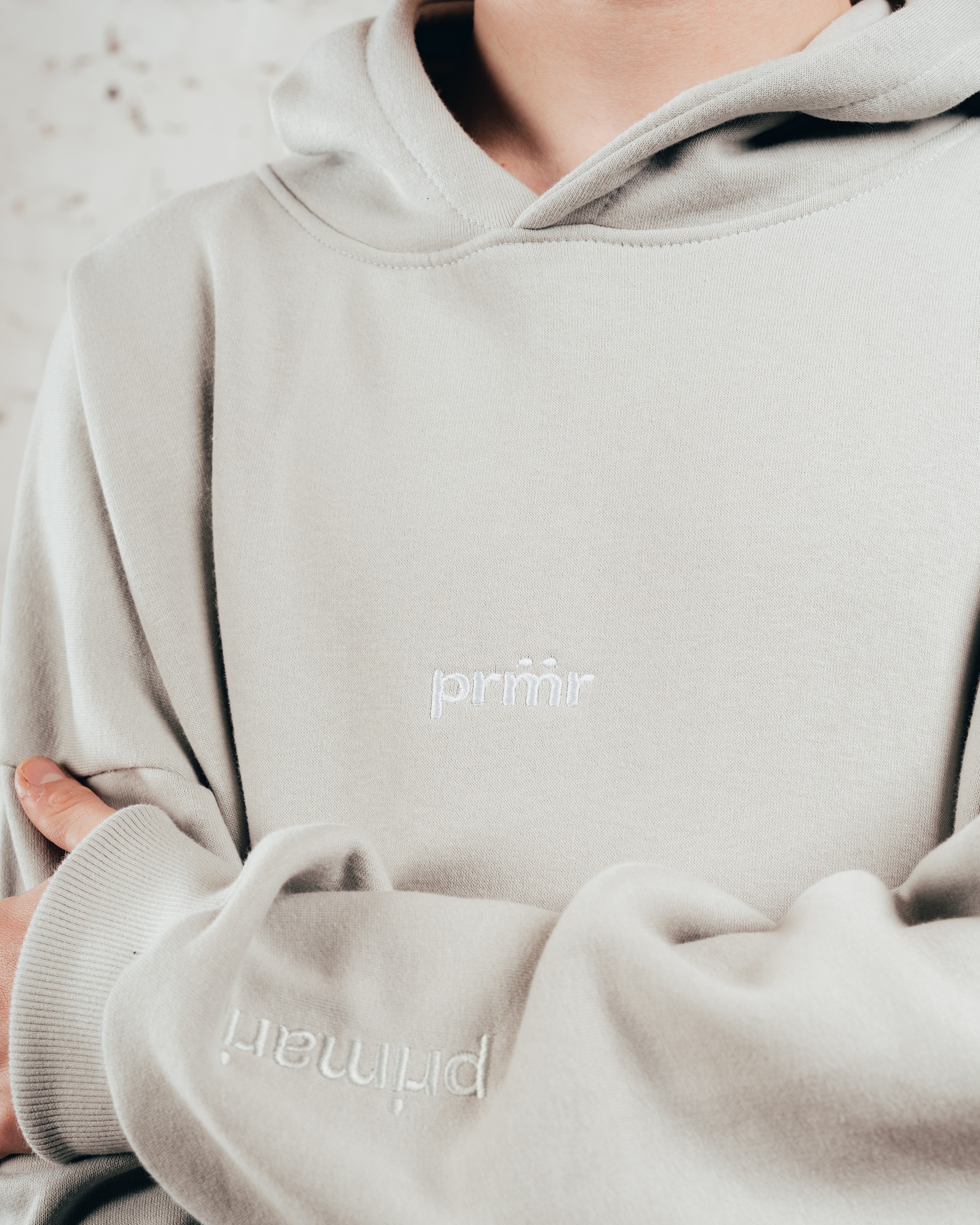 HOODIE OVERISZED [ PRIMARI ] MELANGE GREY