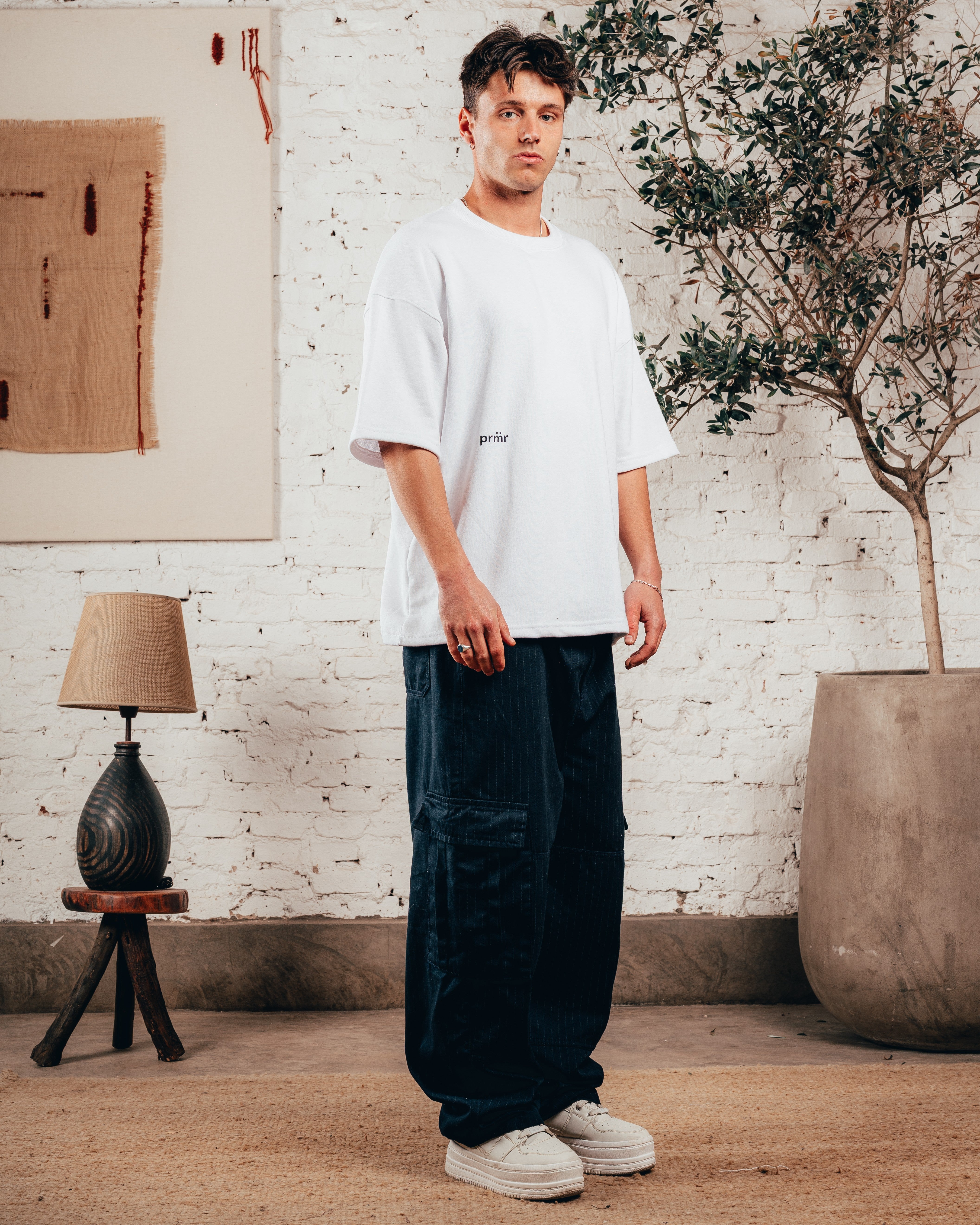 KIMONO PESADO OVERSIZED [ PRIMARI ] WHITE