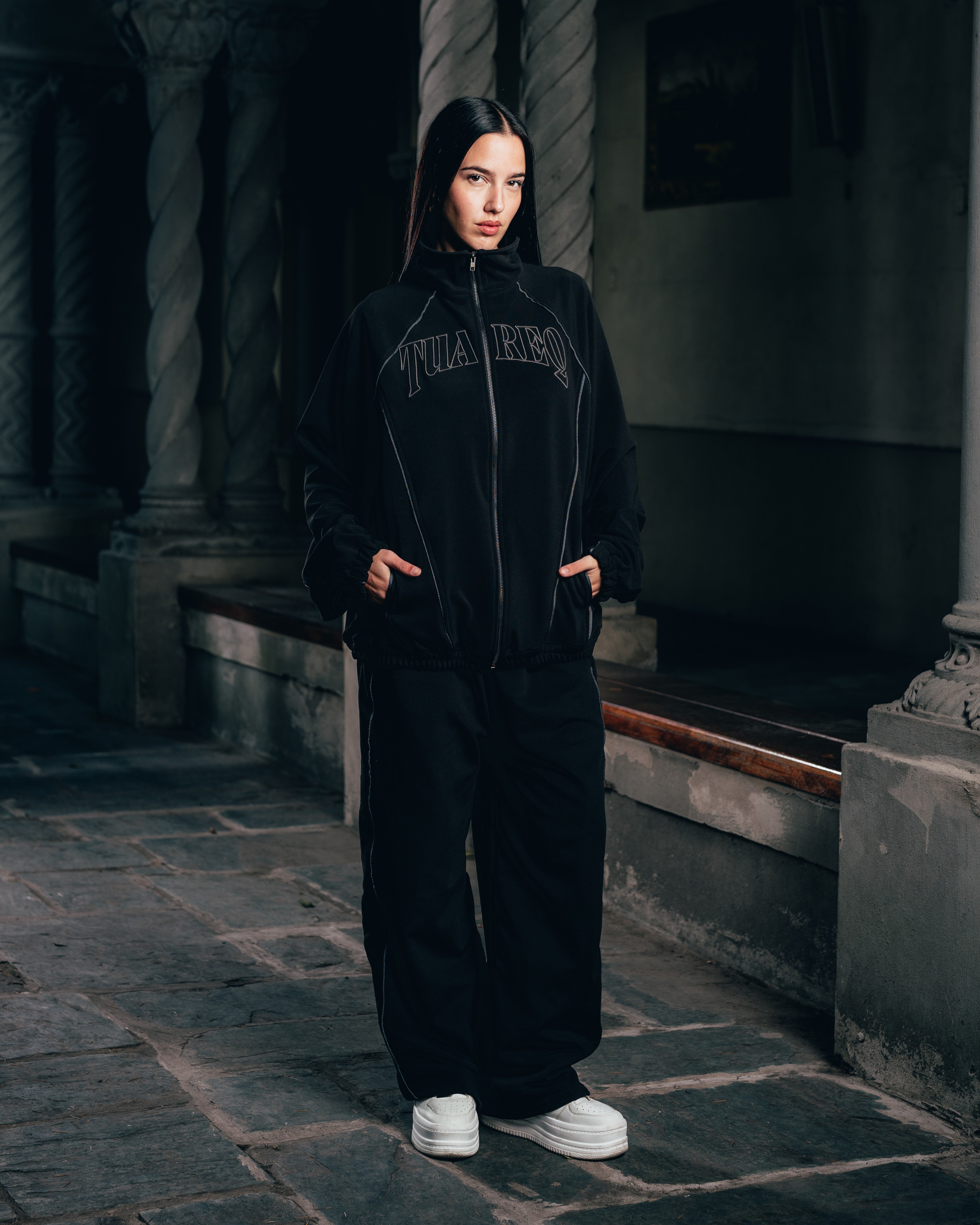 CONJUNTO DEPORTIVO [ WARRIOR ] BLACK