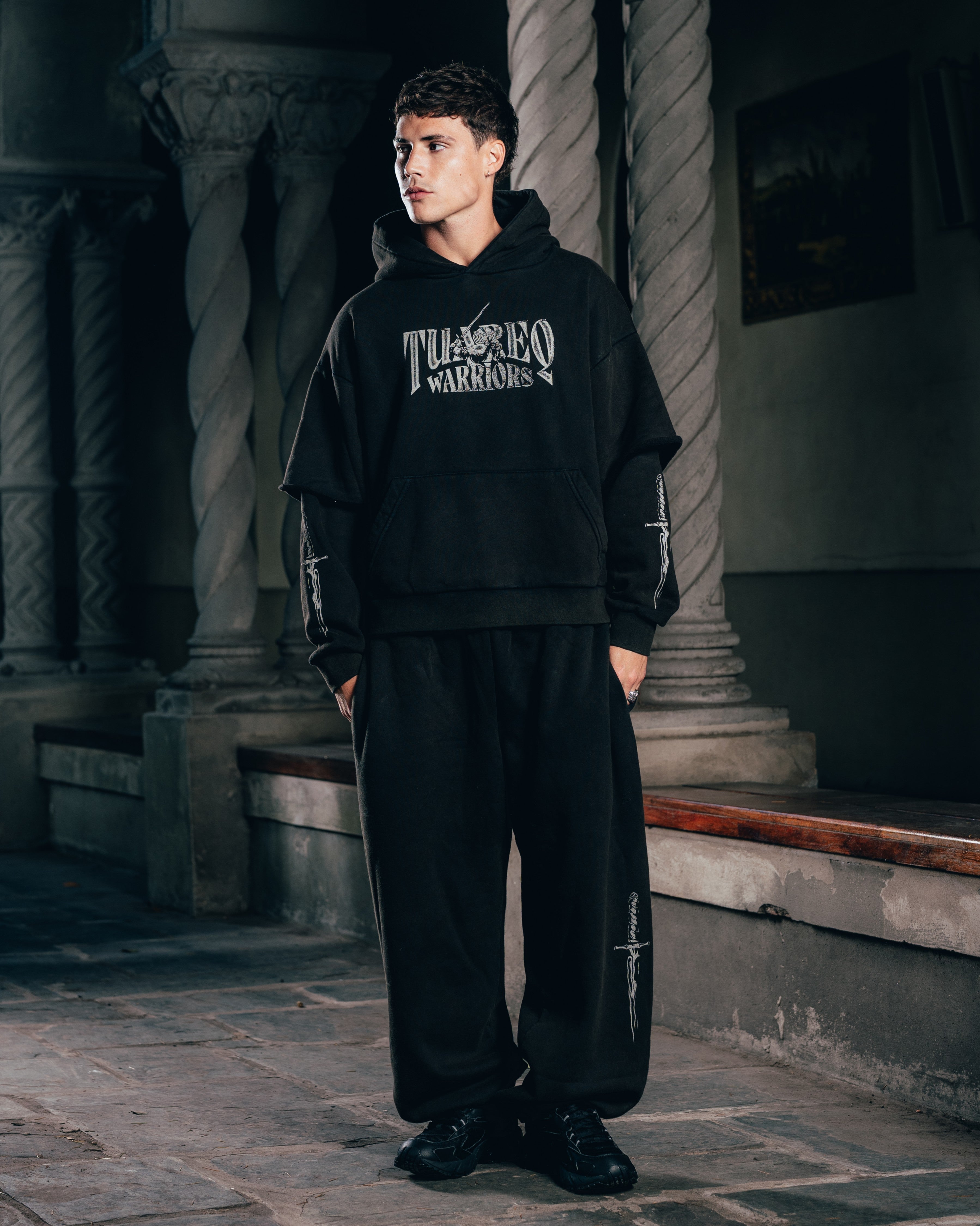 CONJUNTO FRIZADO [ WARRIOR ] SAINT BLACK