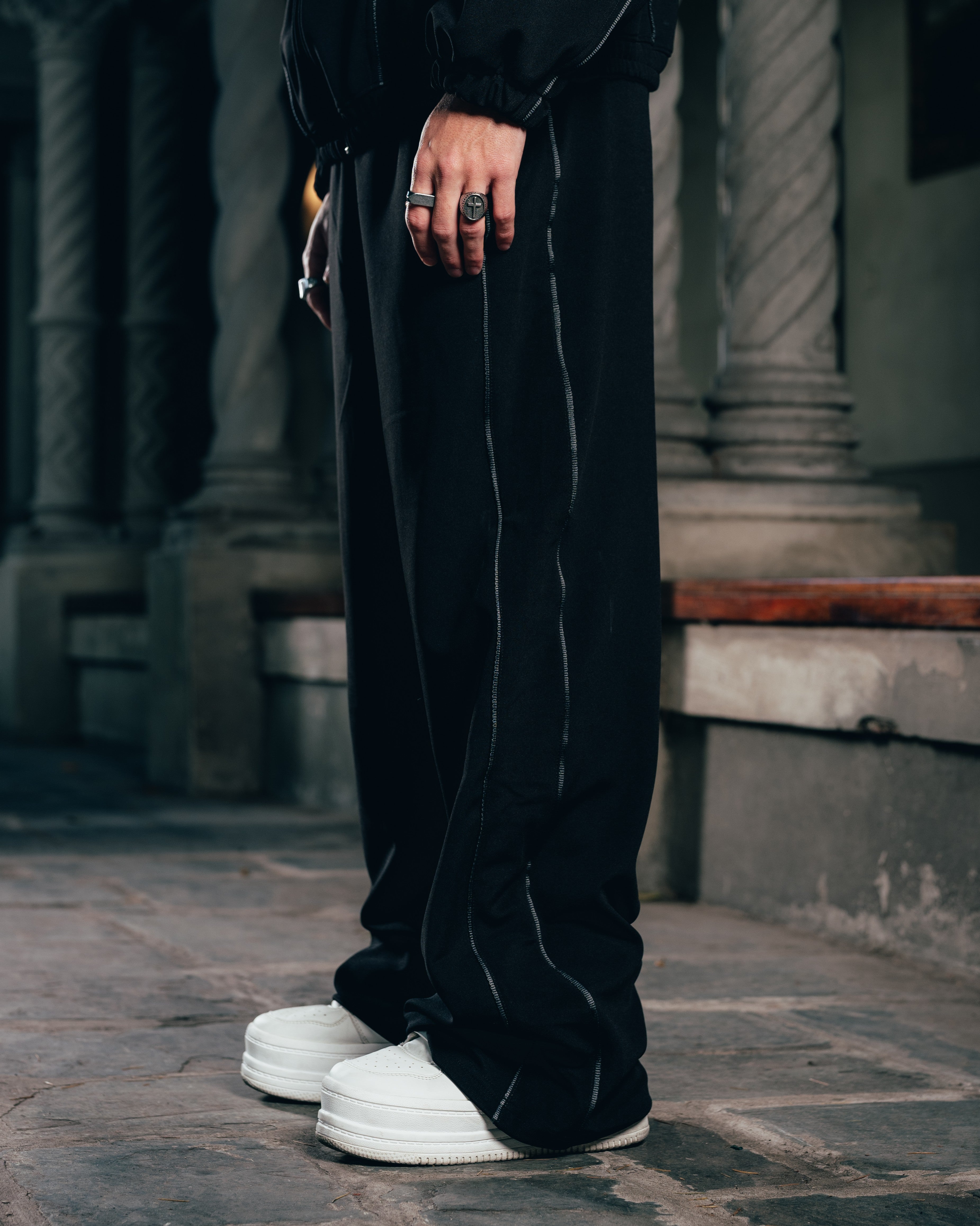 CONJUNTO DEPORTIVO [ WARRIOR ] BLACK