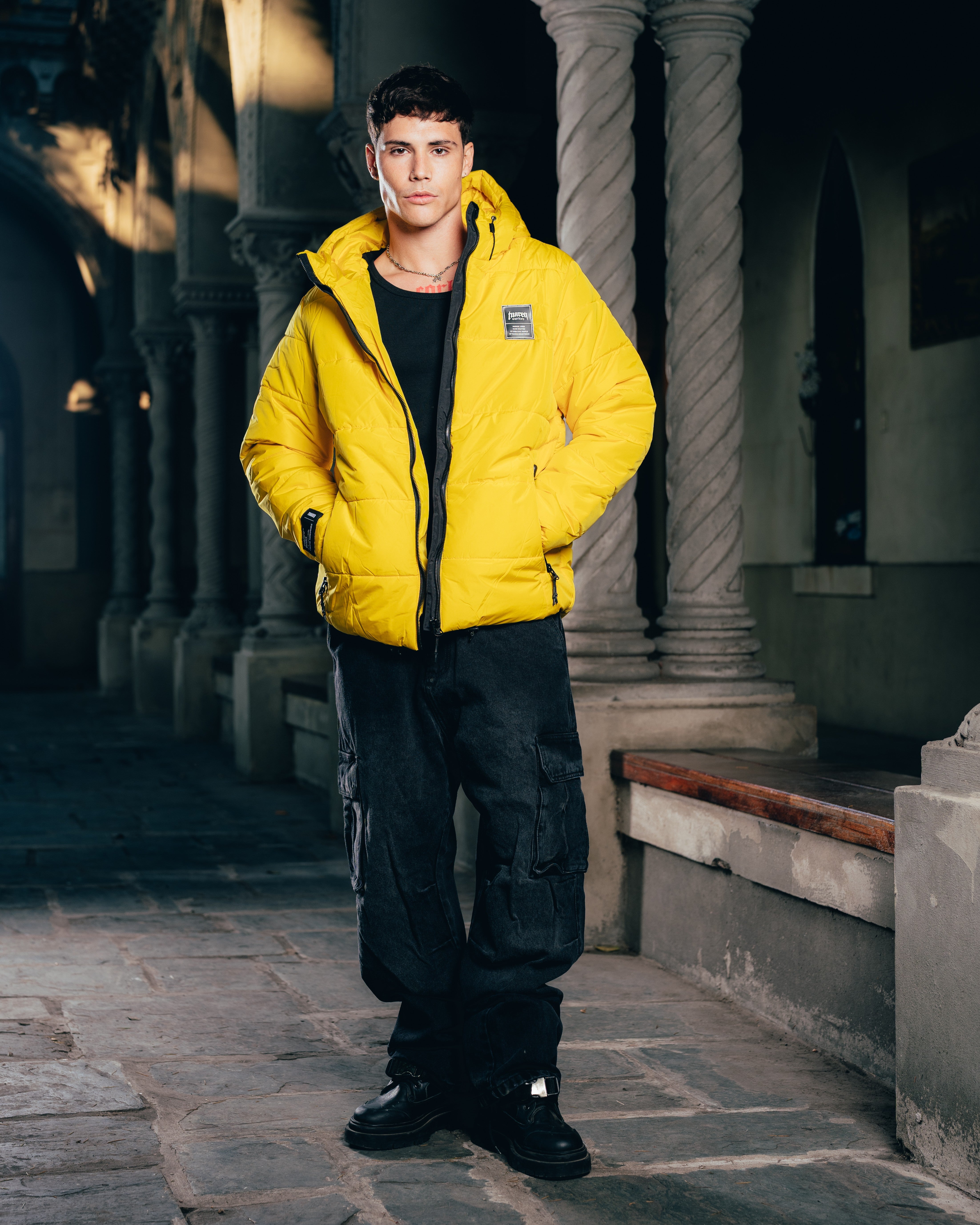 CAMPERA PUFFER [ WARRIOR ] YELLOW