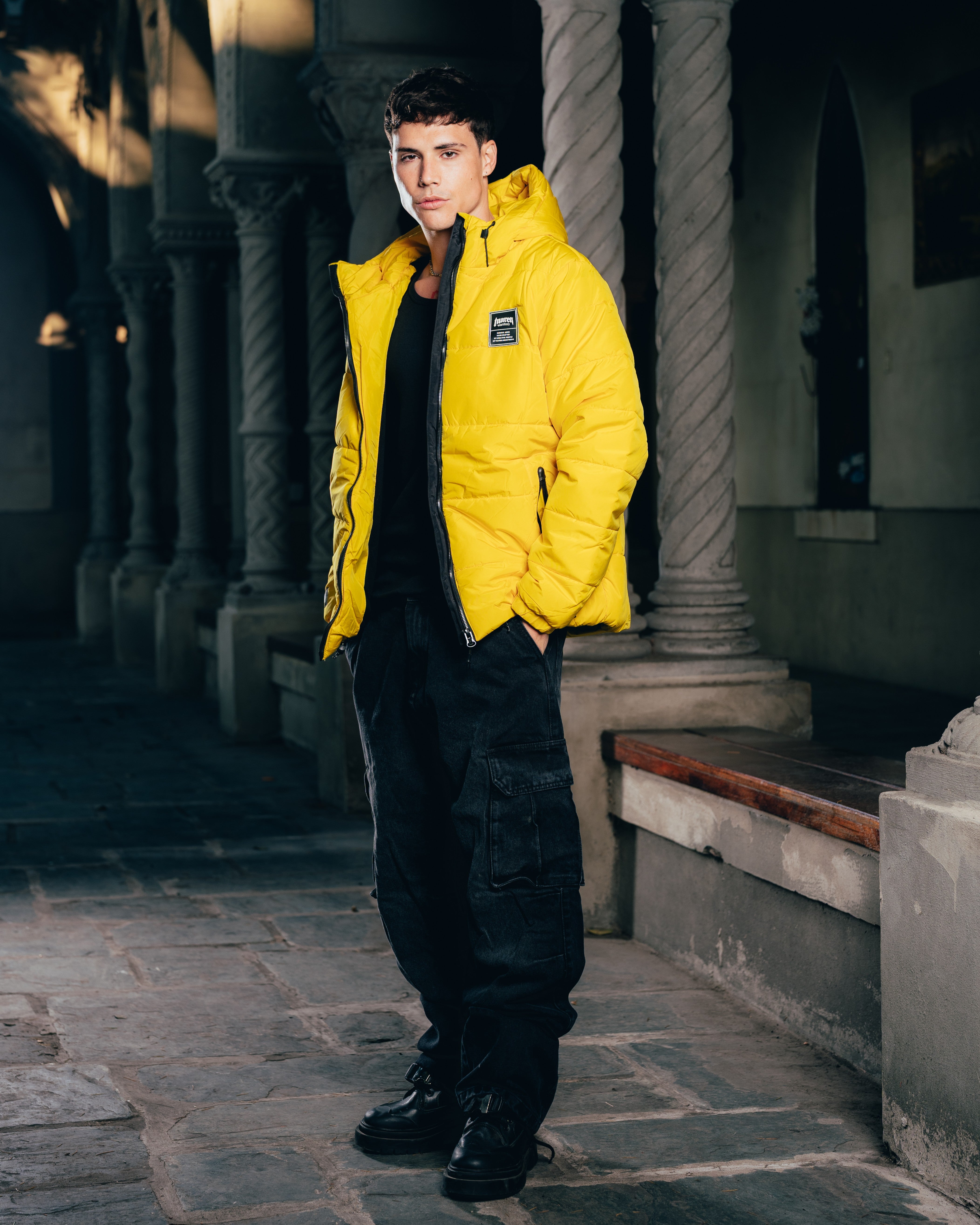 CAMPERA PUFFER [ WARRIOR ] YELLOW