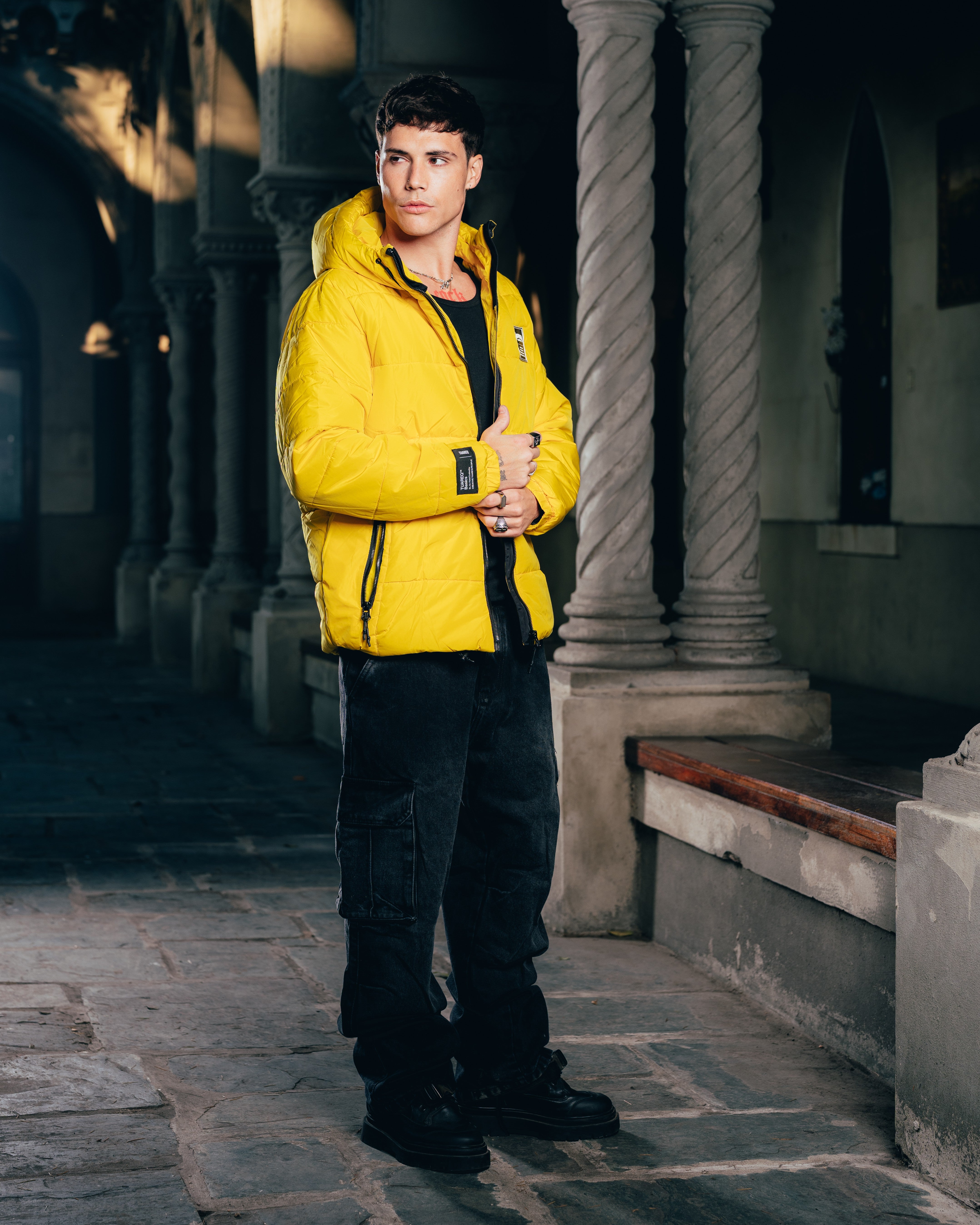 CAMPERA PUFFER [ WARRIOR ] YELLOW