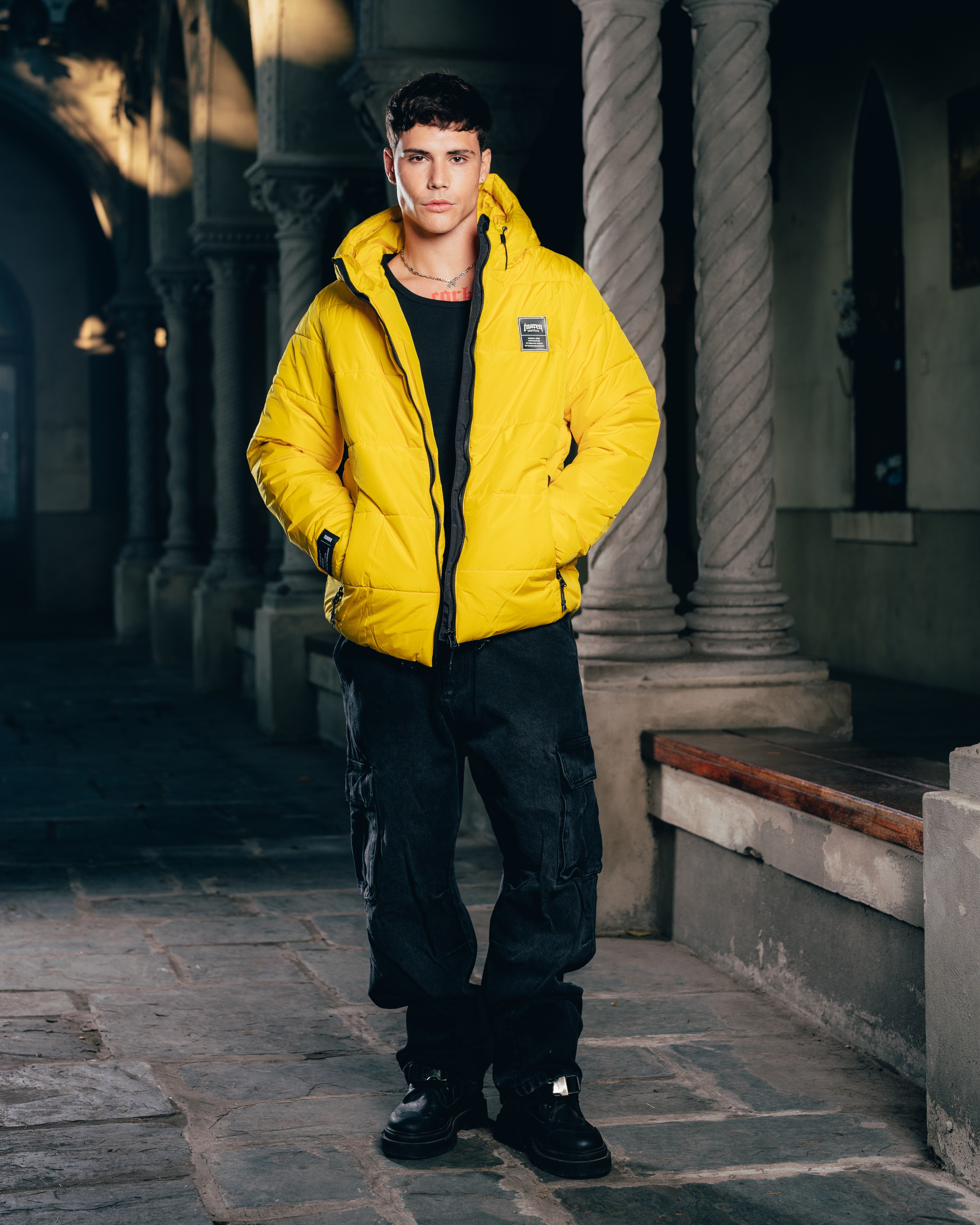 CAMPERA PUFFER [ WARRIOR ] YELLOW