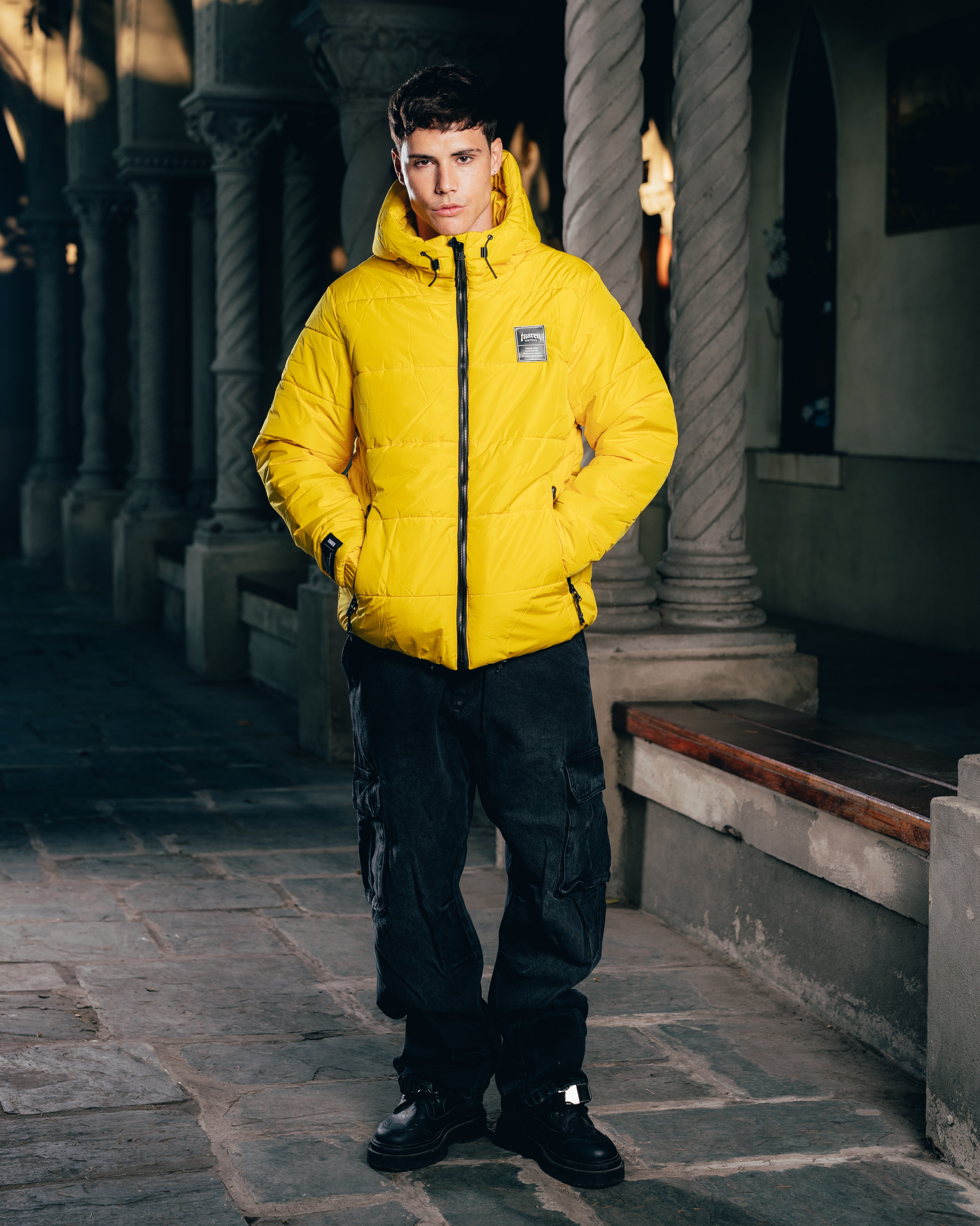 CAMPERA PUFFER [ WARRIOR ] YELLOW