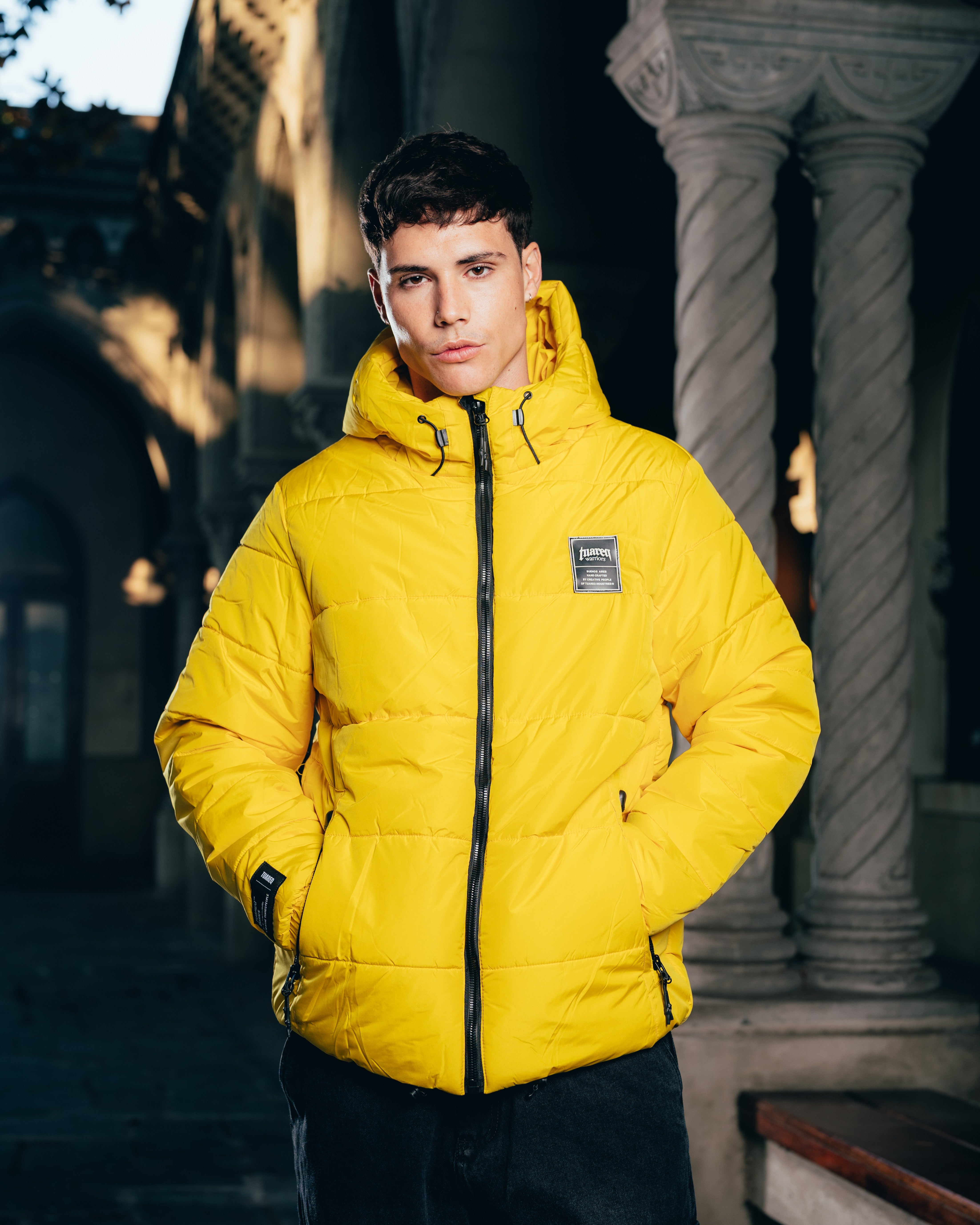 CAMPERA PUFFER [ WARRIOR ] YELLOW
