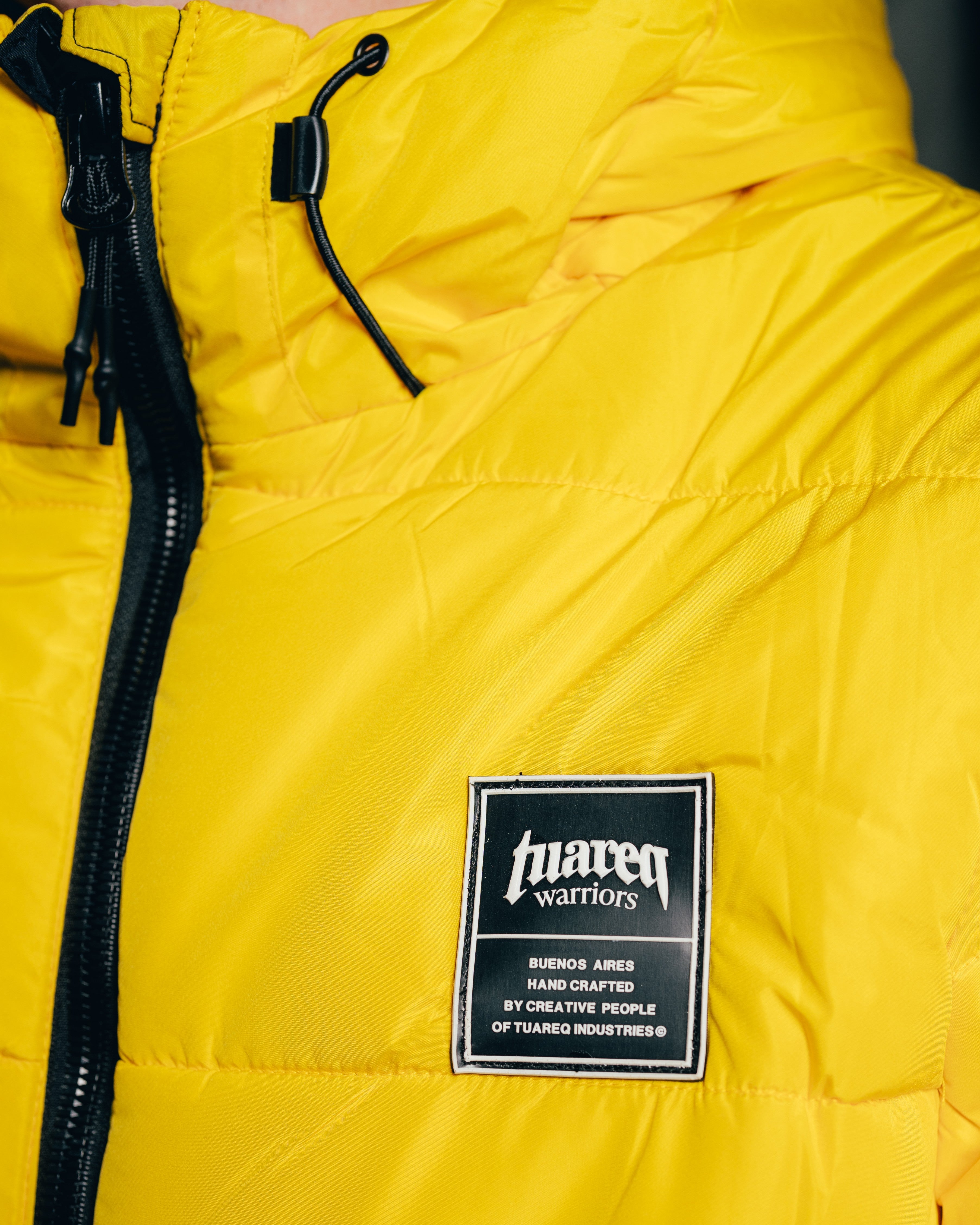 CAMPERA PUFFER [ WARRIOR ] YELLOW