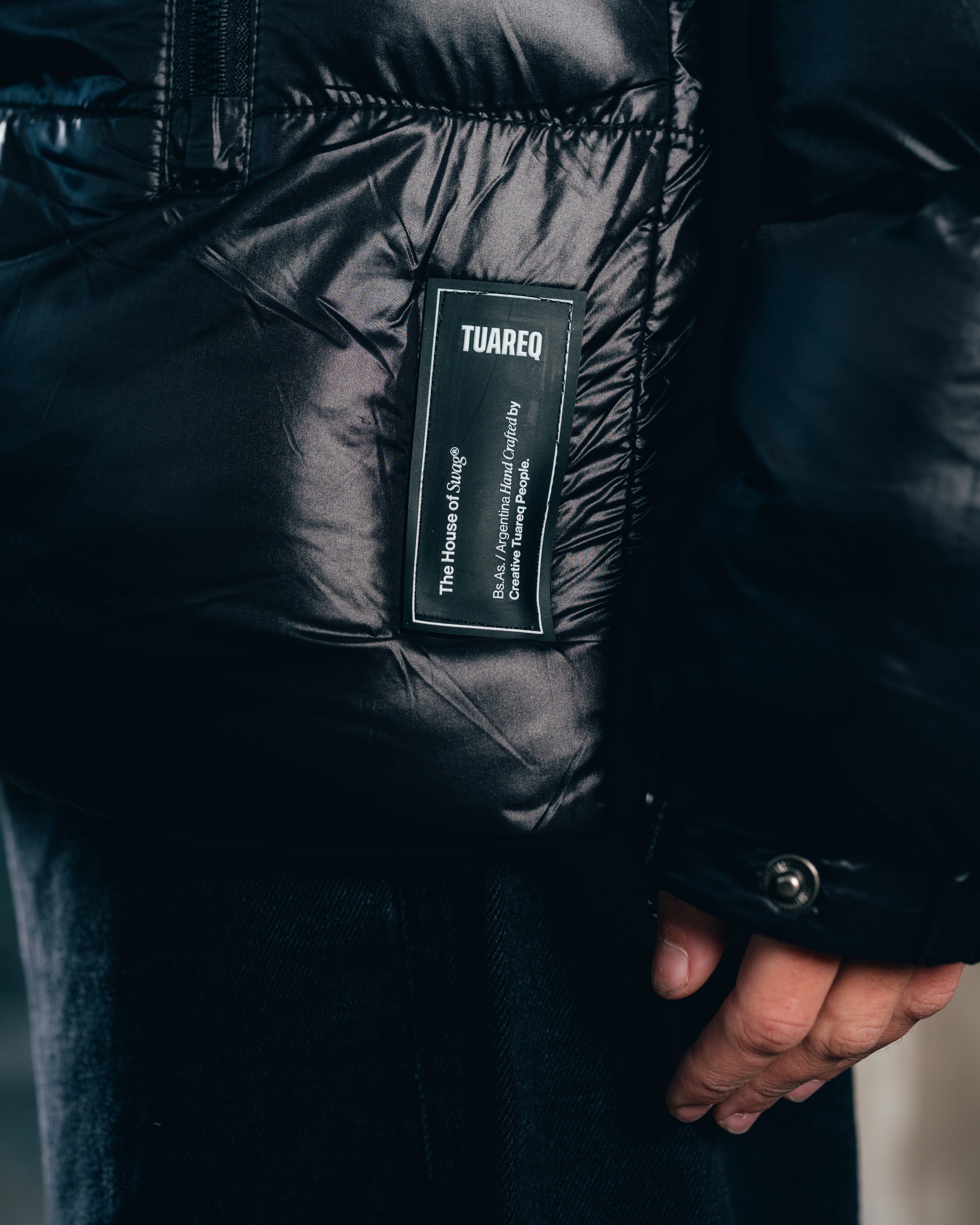 CAMPERA PUFFER [ WARRIOR ] OIL BLACK