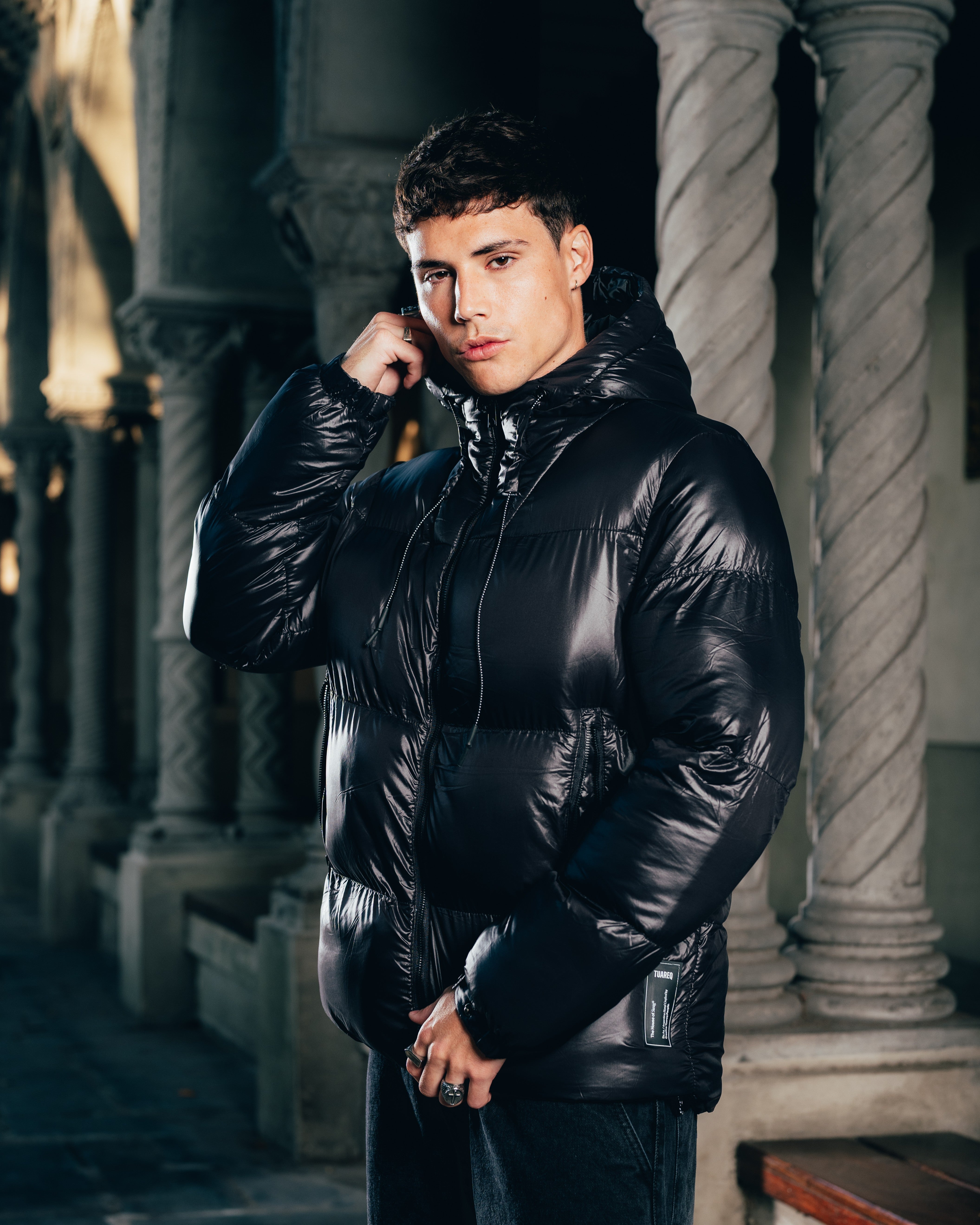 CAMPERA PUFFER [ WARRIOR ] OIL BLACK