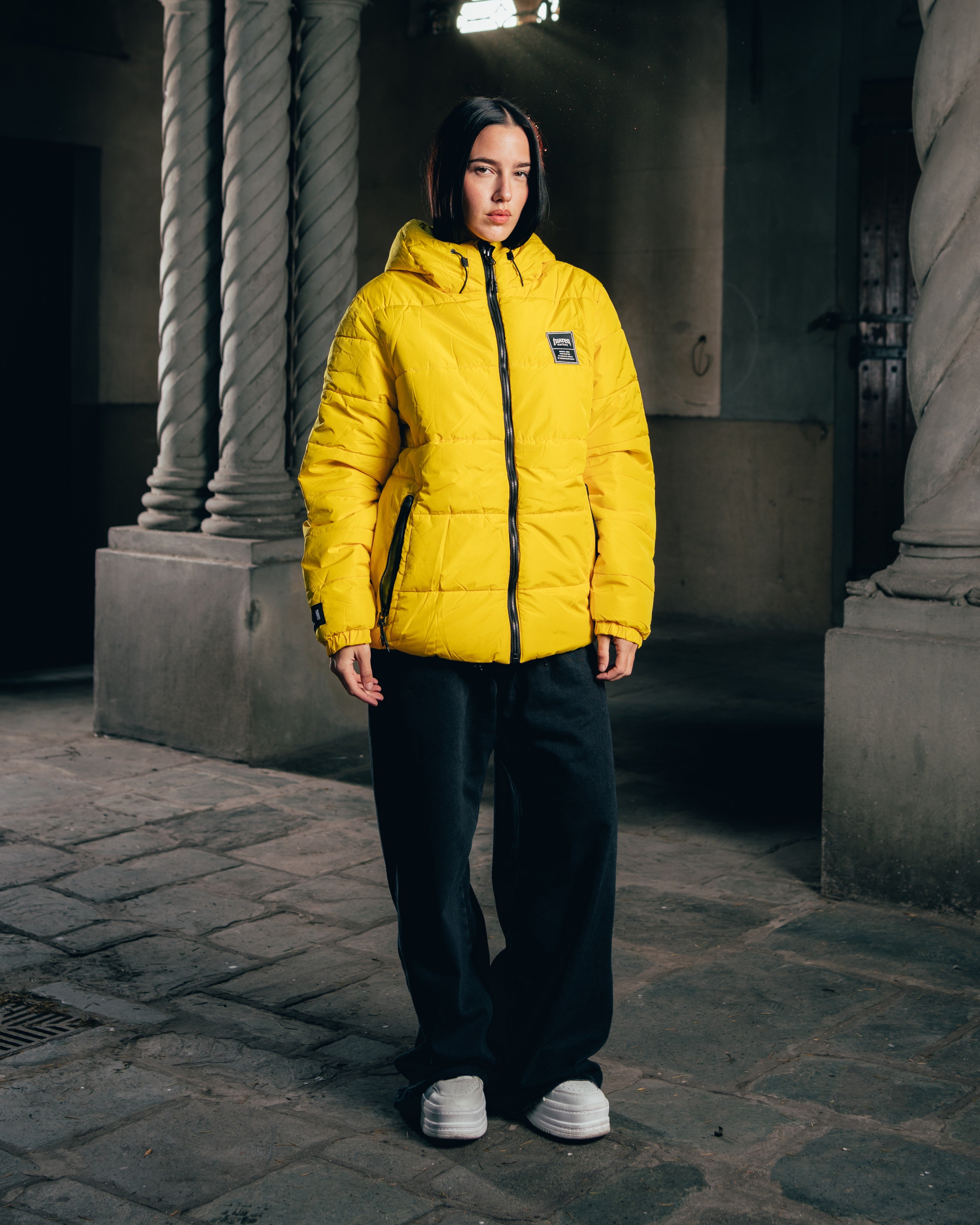 CAMPERA PUFFER [ WARRIOR ] YELLOW