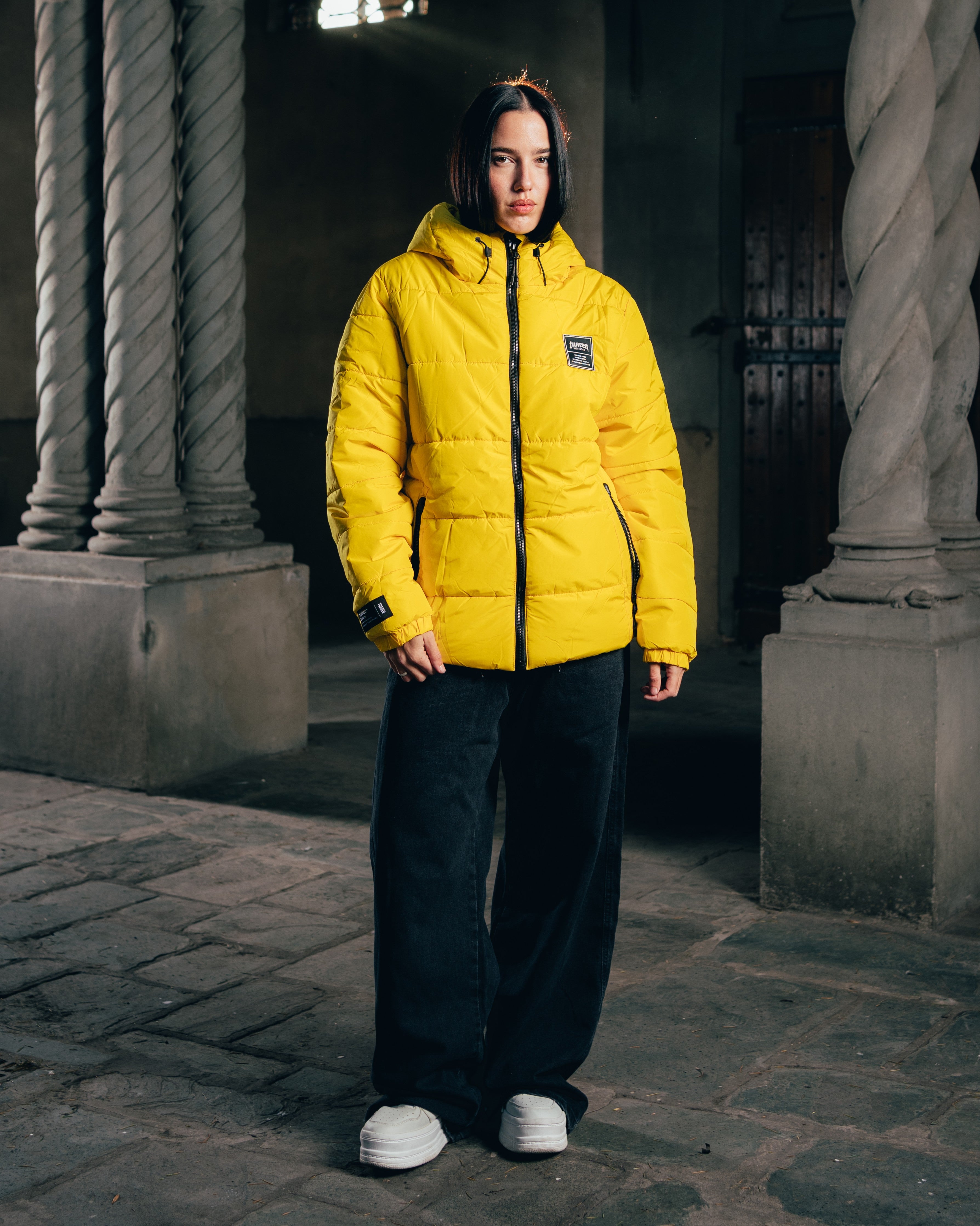 CAMPERA PUFFER [ WARRIOR ] YELLOW