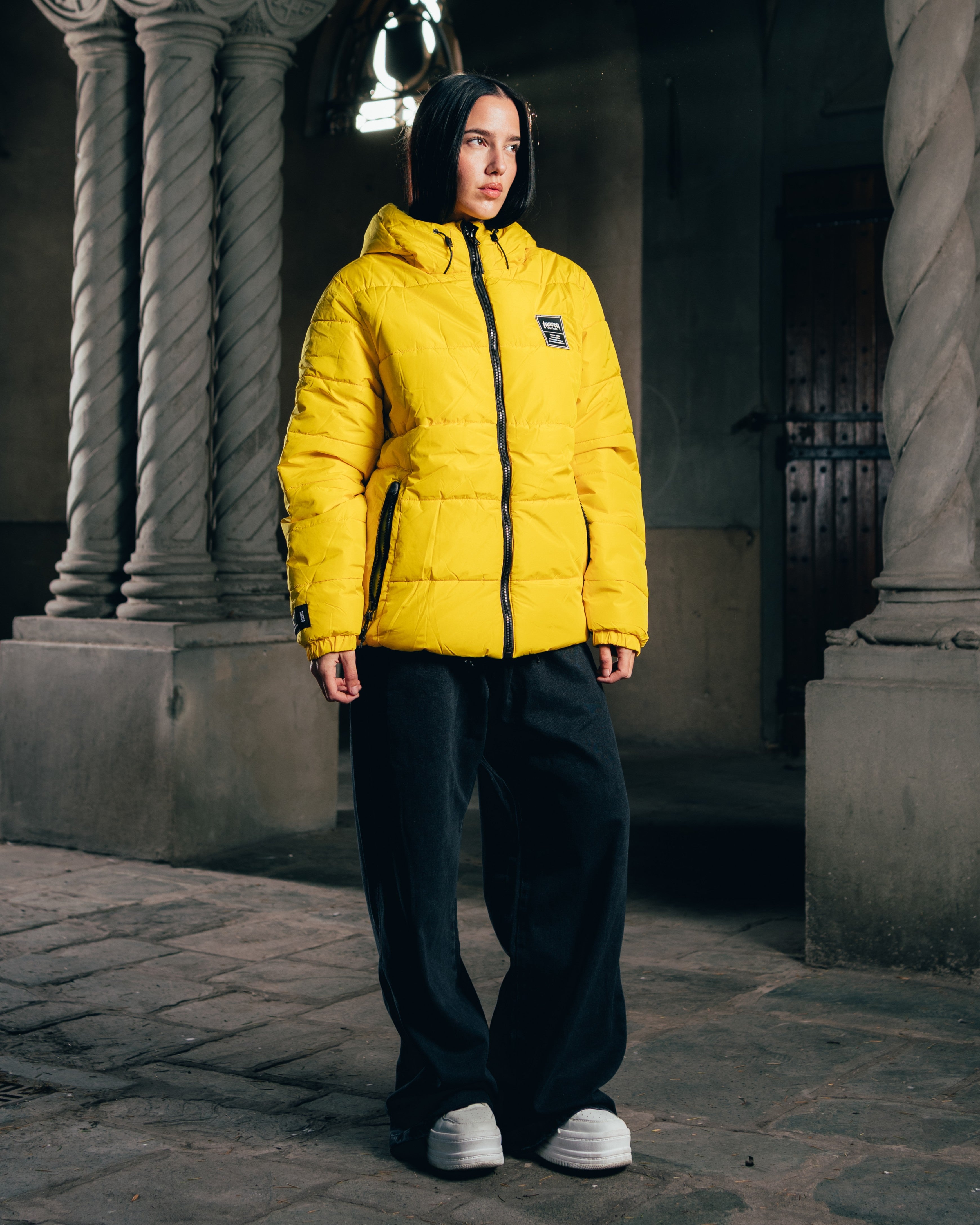 CAMPERA PUFFER [ WARRIOR ] YELLOW