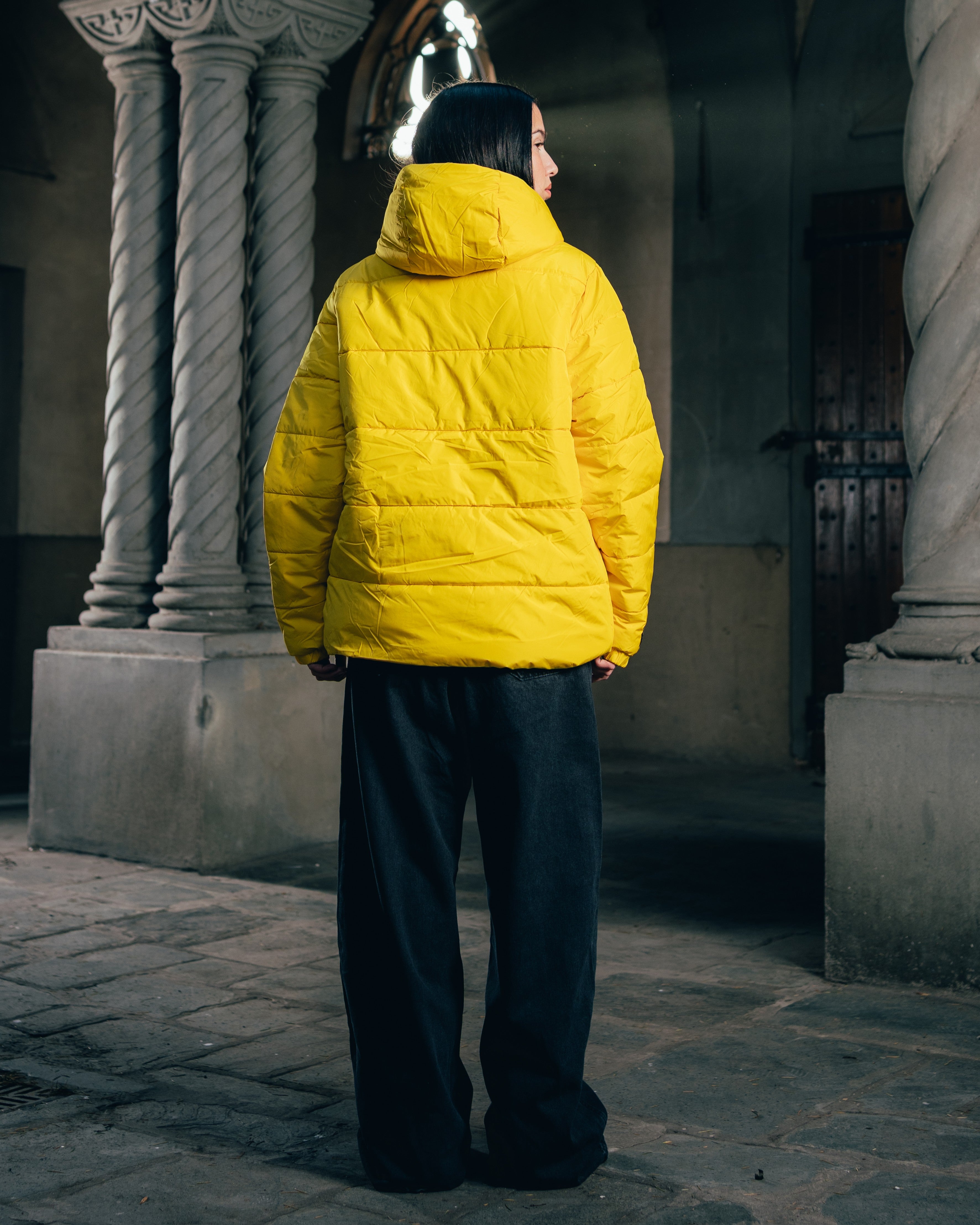CAMPERA PUFFER [ WARRIOR ] YELLOW