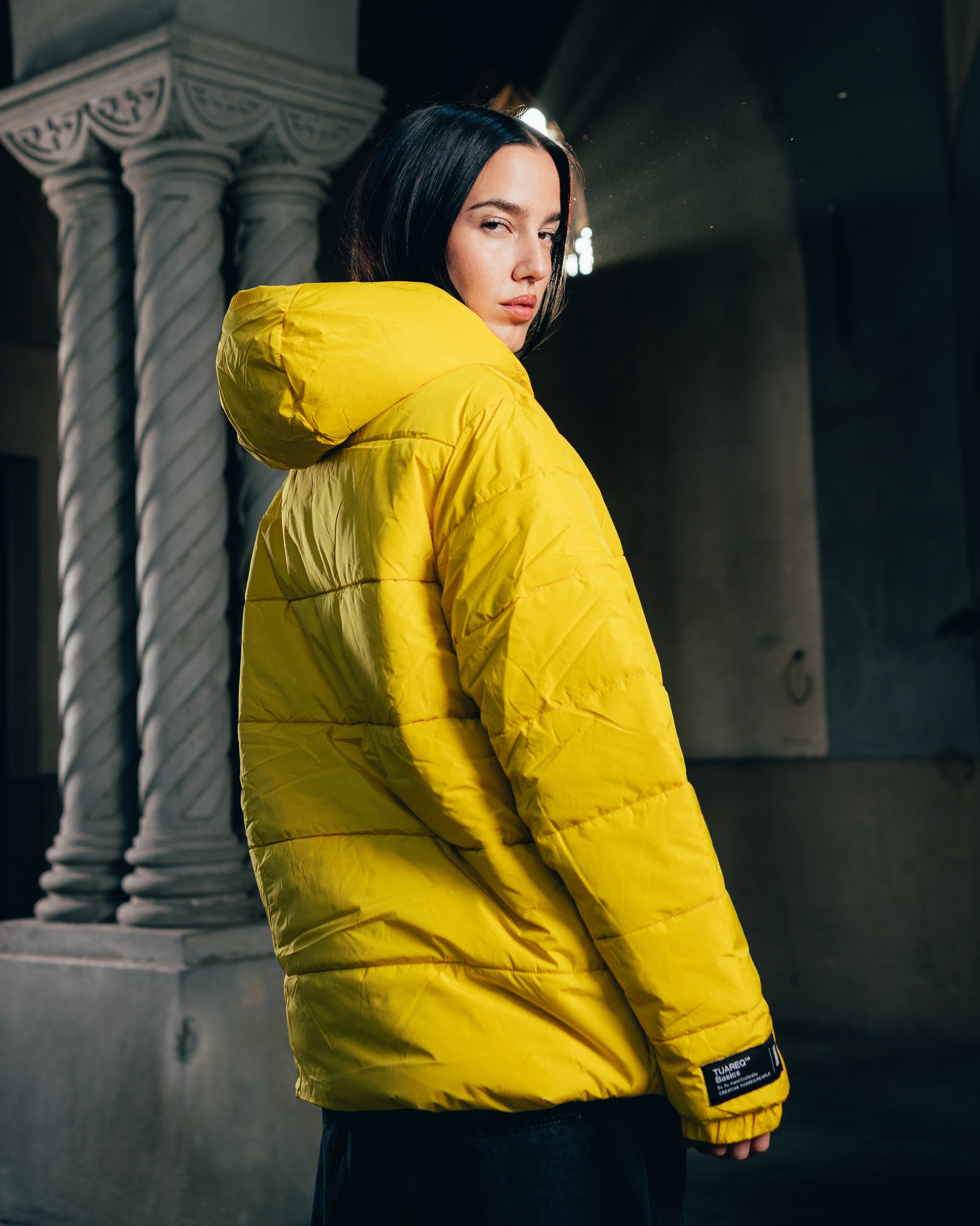 CAMPERA PUFFER [ WARRIOR ] YELLOW