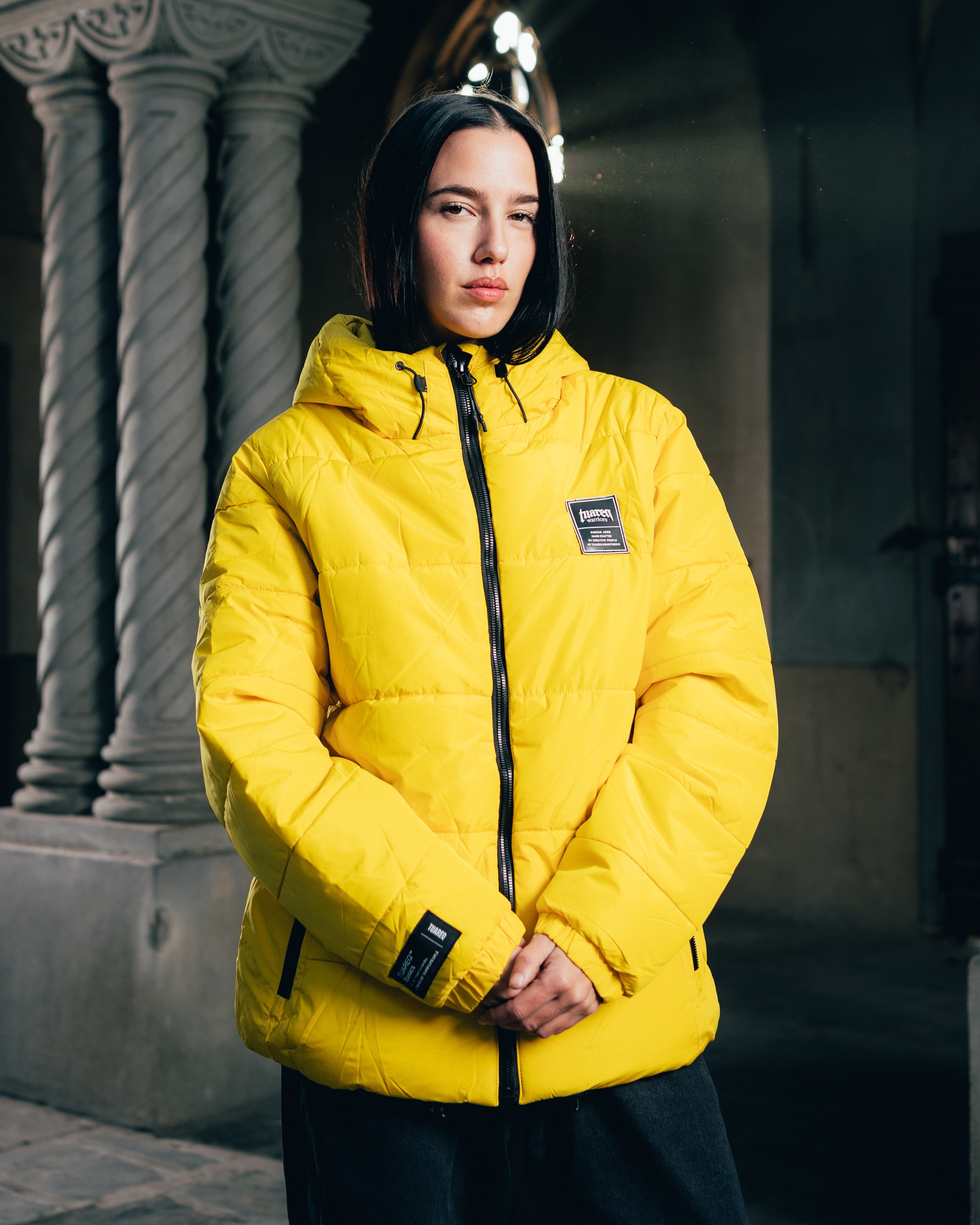 CAMPERA PUFFER [ WARRIOR ] YELLOW