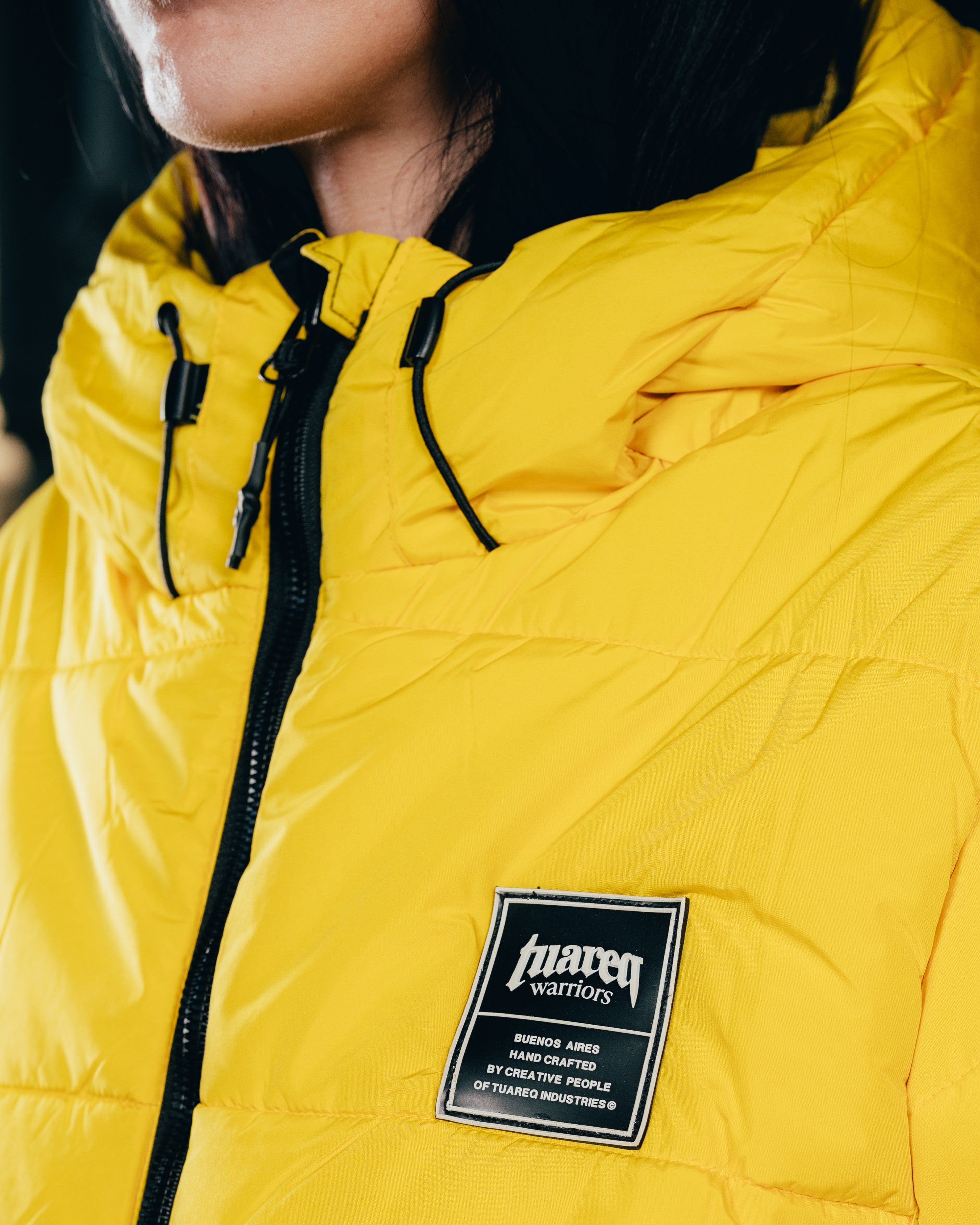 CAMPERA PUFFER [ WARRIOR ] YELLOW