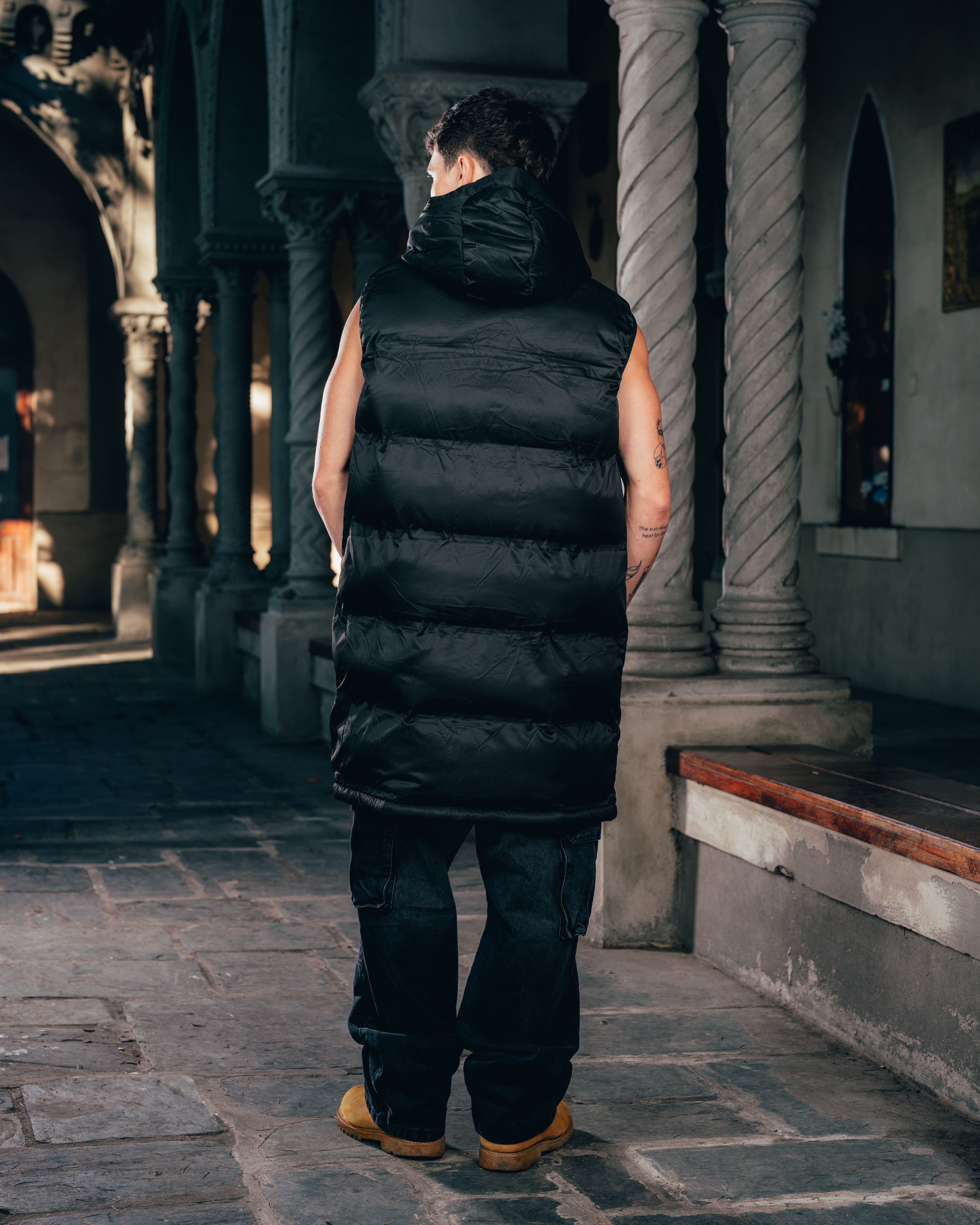 CHALECO PUFFER [ WARRIOR ] BLACK