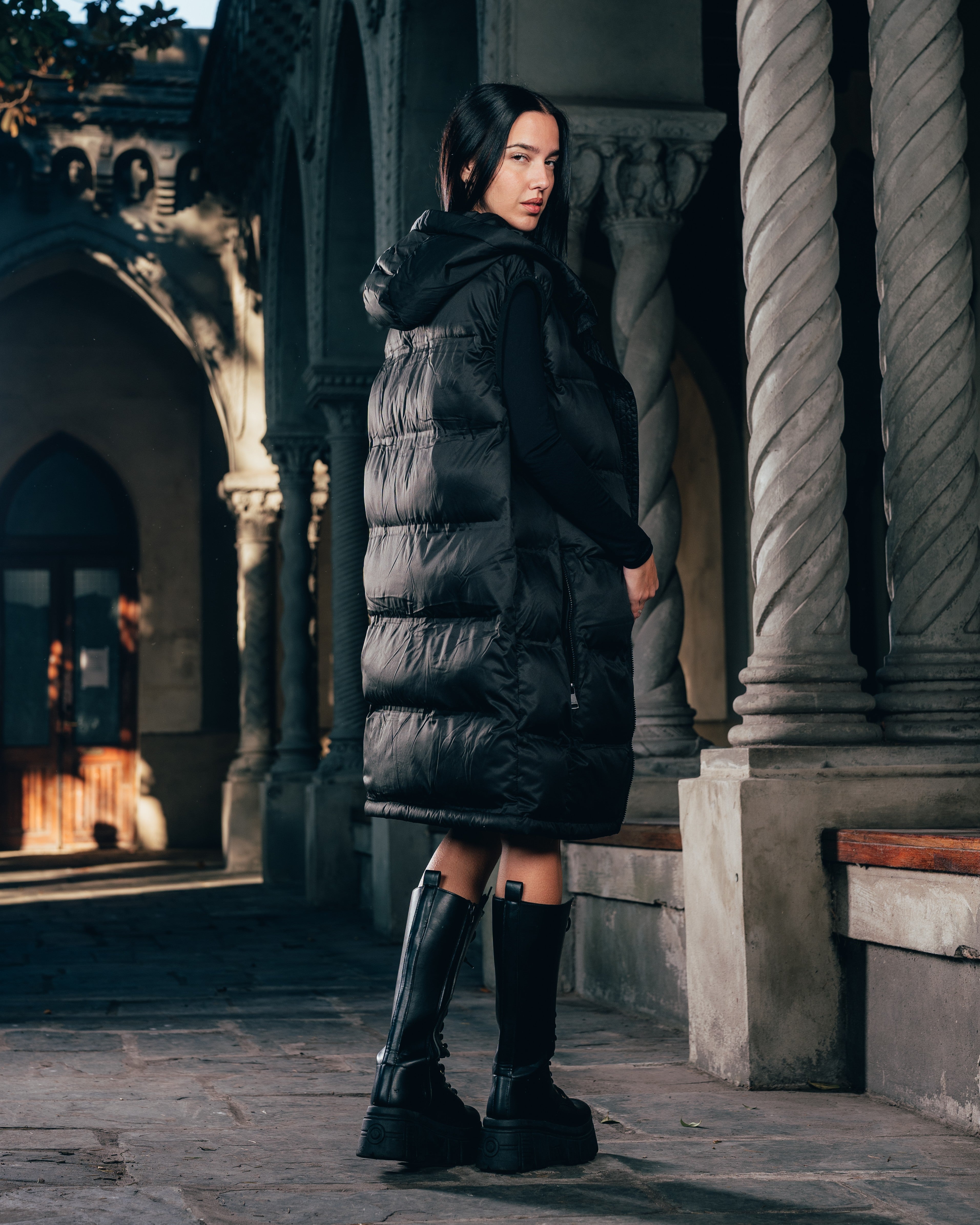CHALECO PUFFER [ WARRIOR ] BLACK