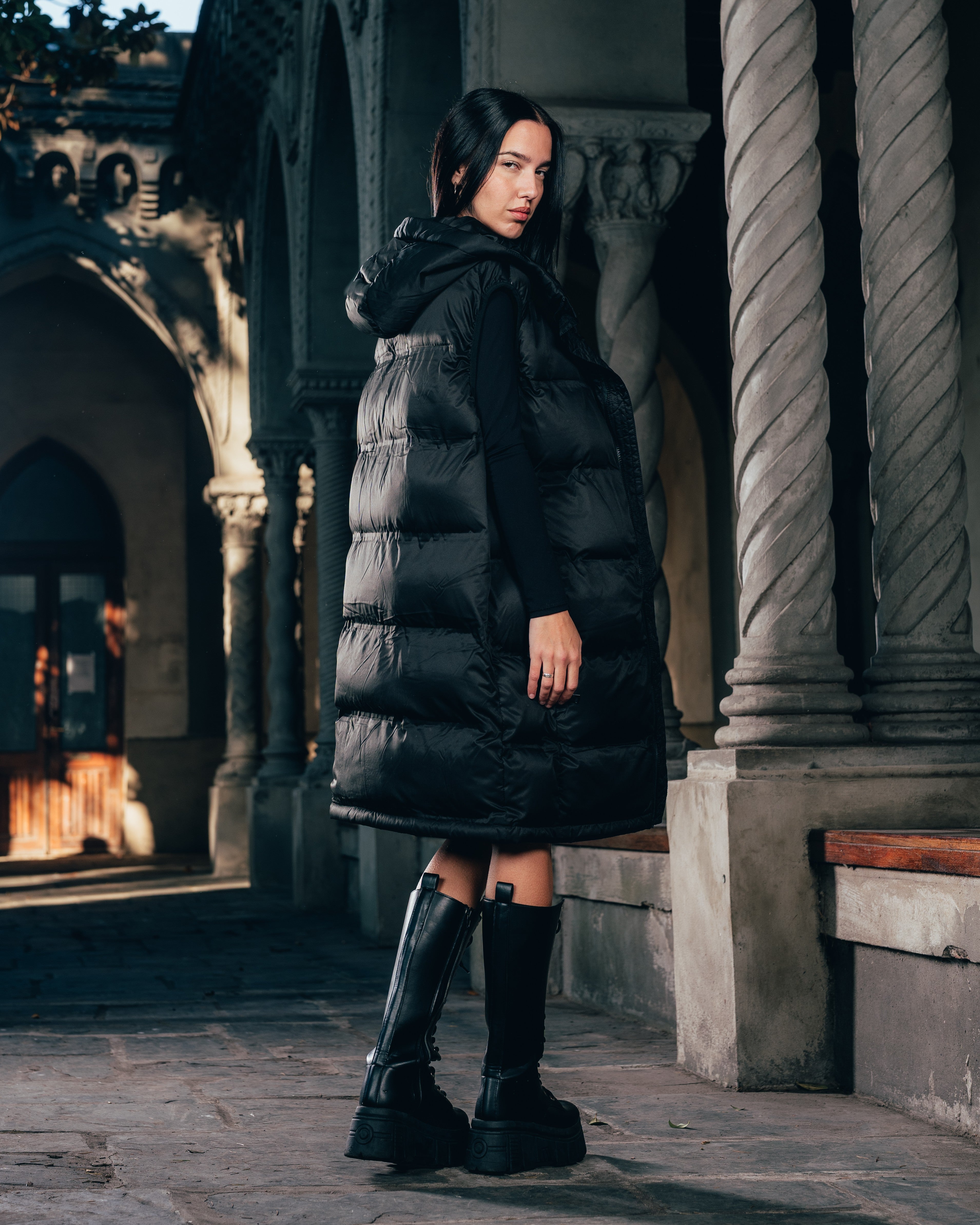 CHALECO PUFFER [ WARRIOR ] BLACK