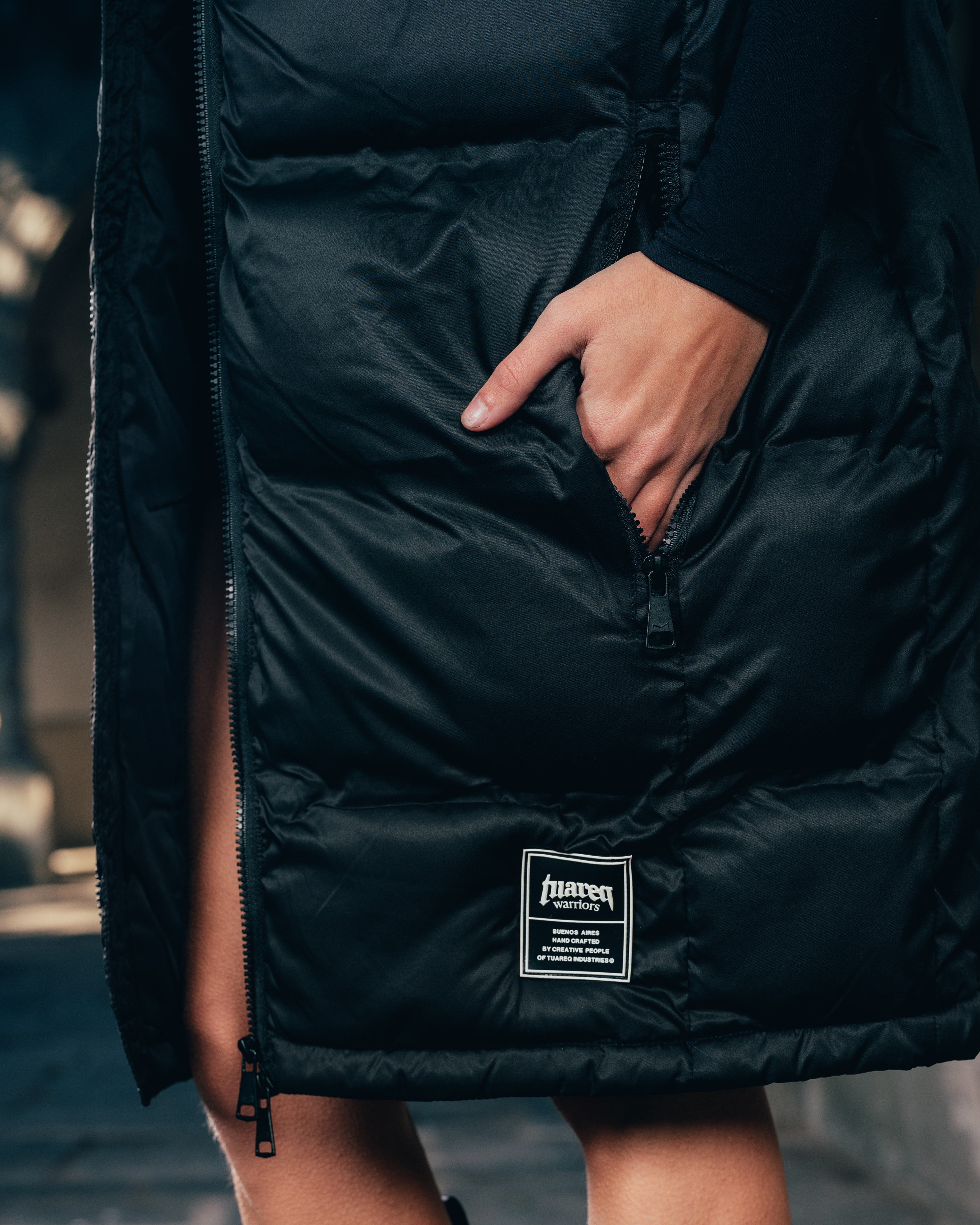 CHALECO PUFFER [ WARRIOR ] BLACK
