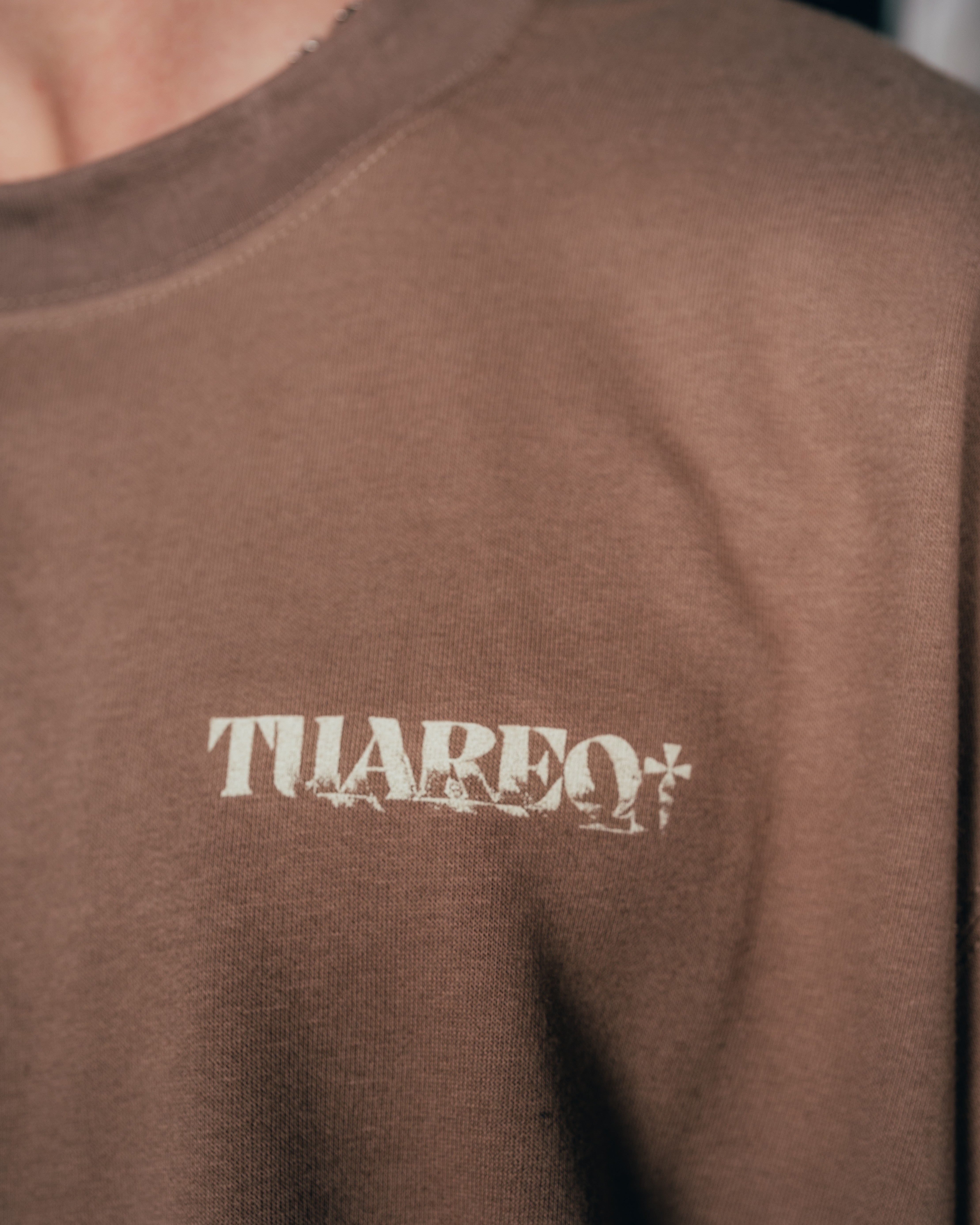 REMERA OVERSIZED [ WARRIOR ] CROWN BROWN