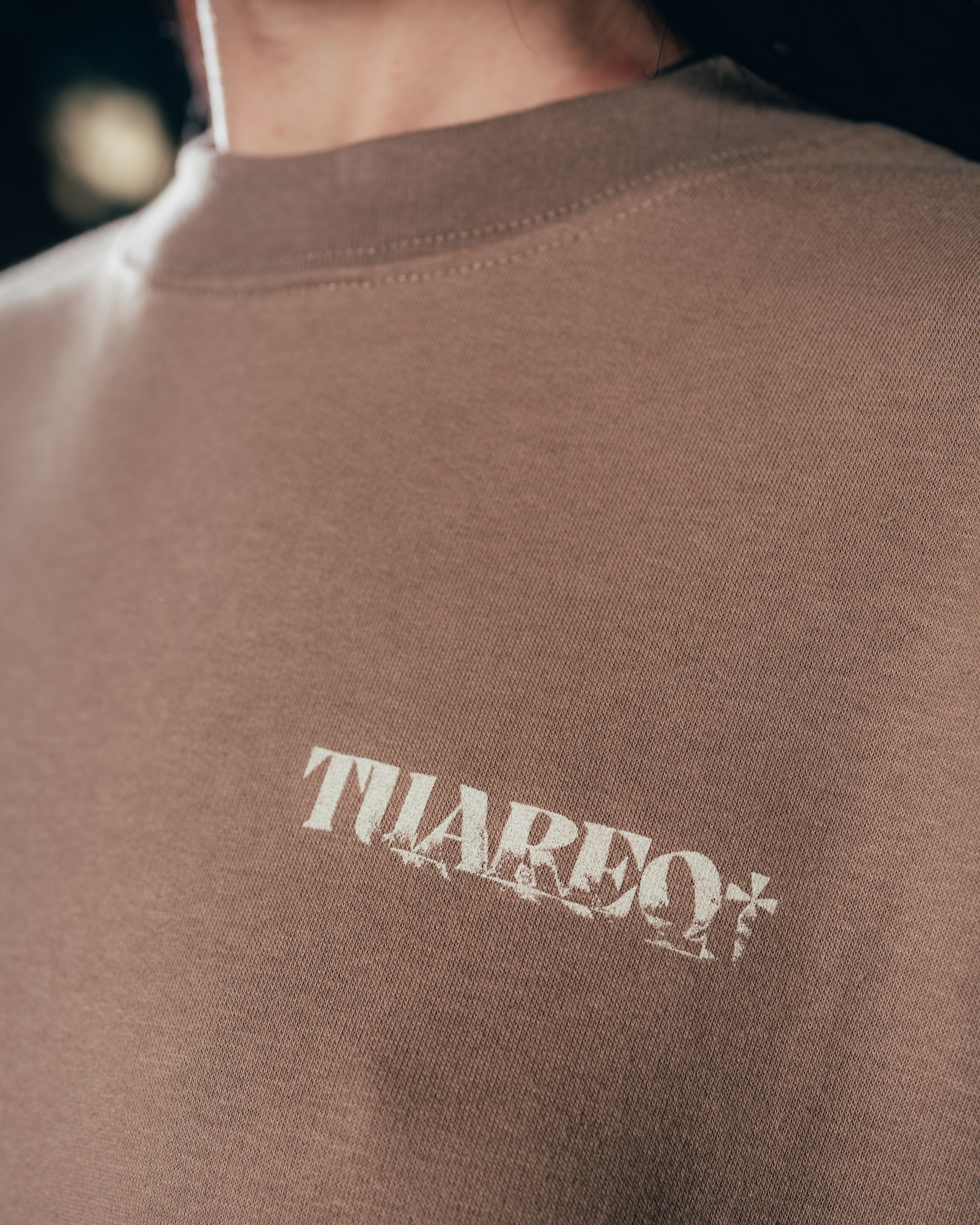 REMERA OVERSIZED [ WARRIOR ] CROWN BROWN