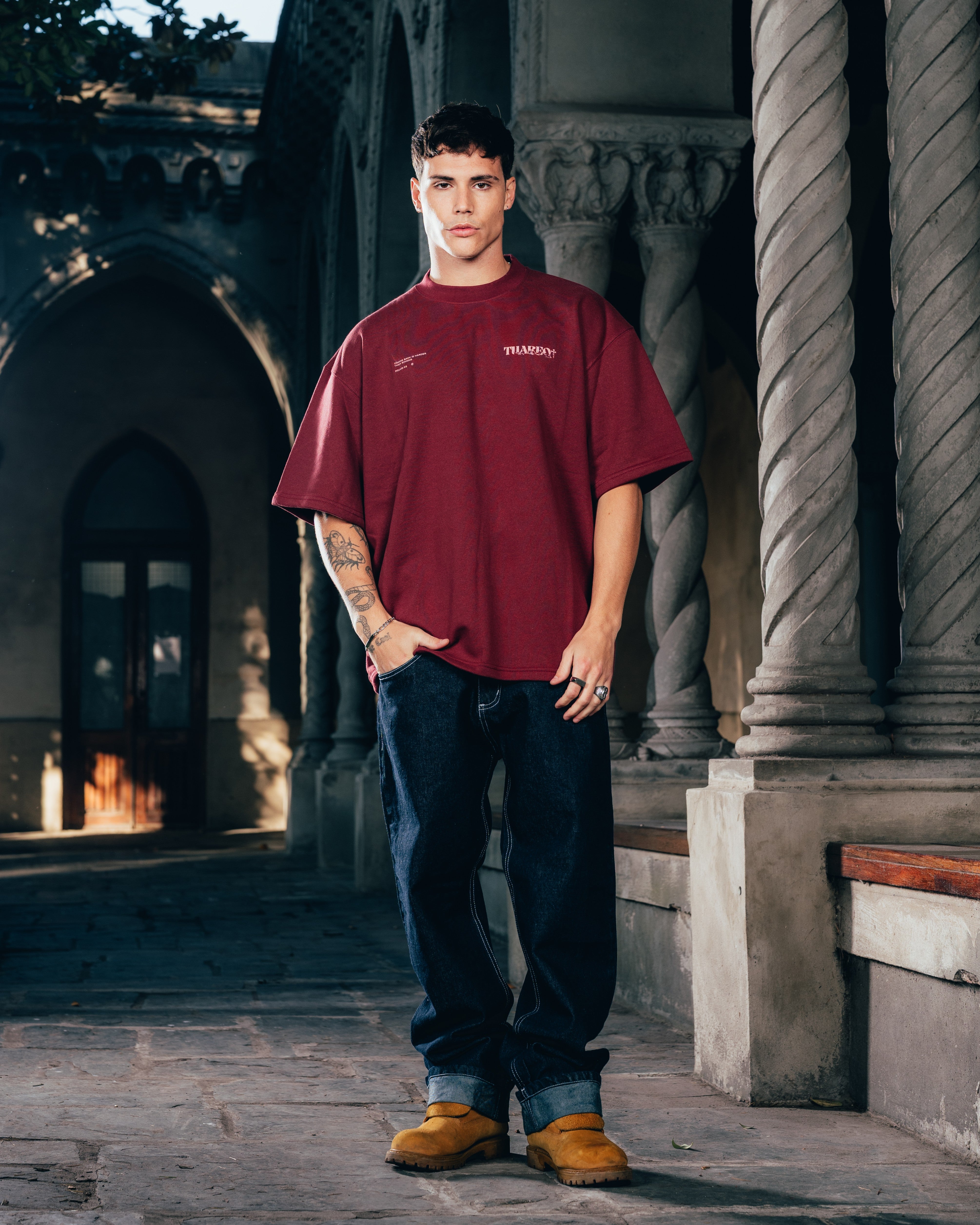 REMERA OVERSIZED [ WARRIOR ] CROWN BOARD