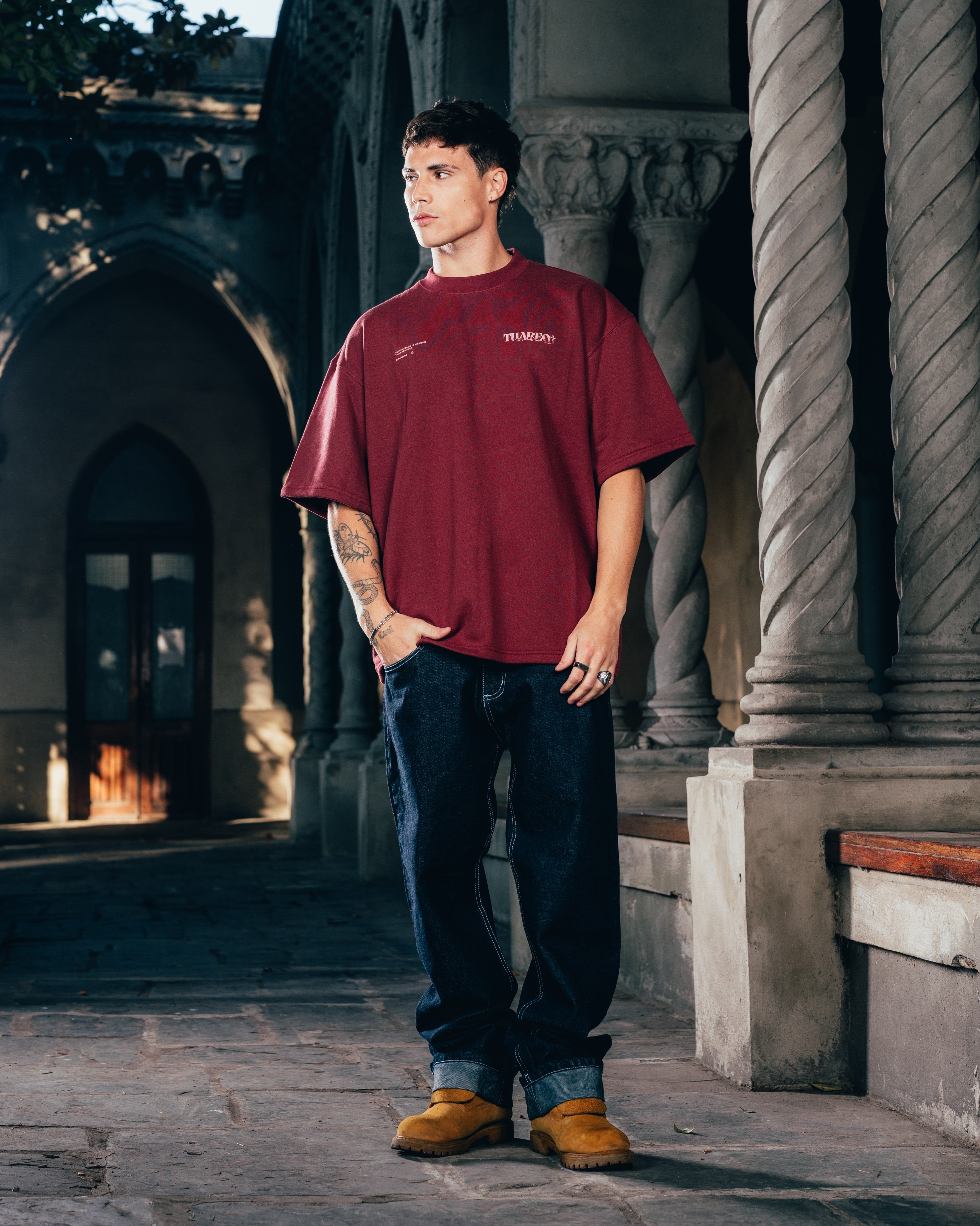 REMERA OVERSIZED [ WARRIOR ] CROWN BOARD