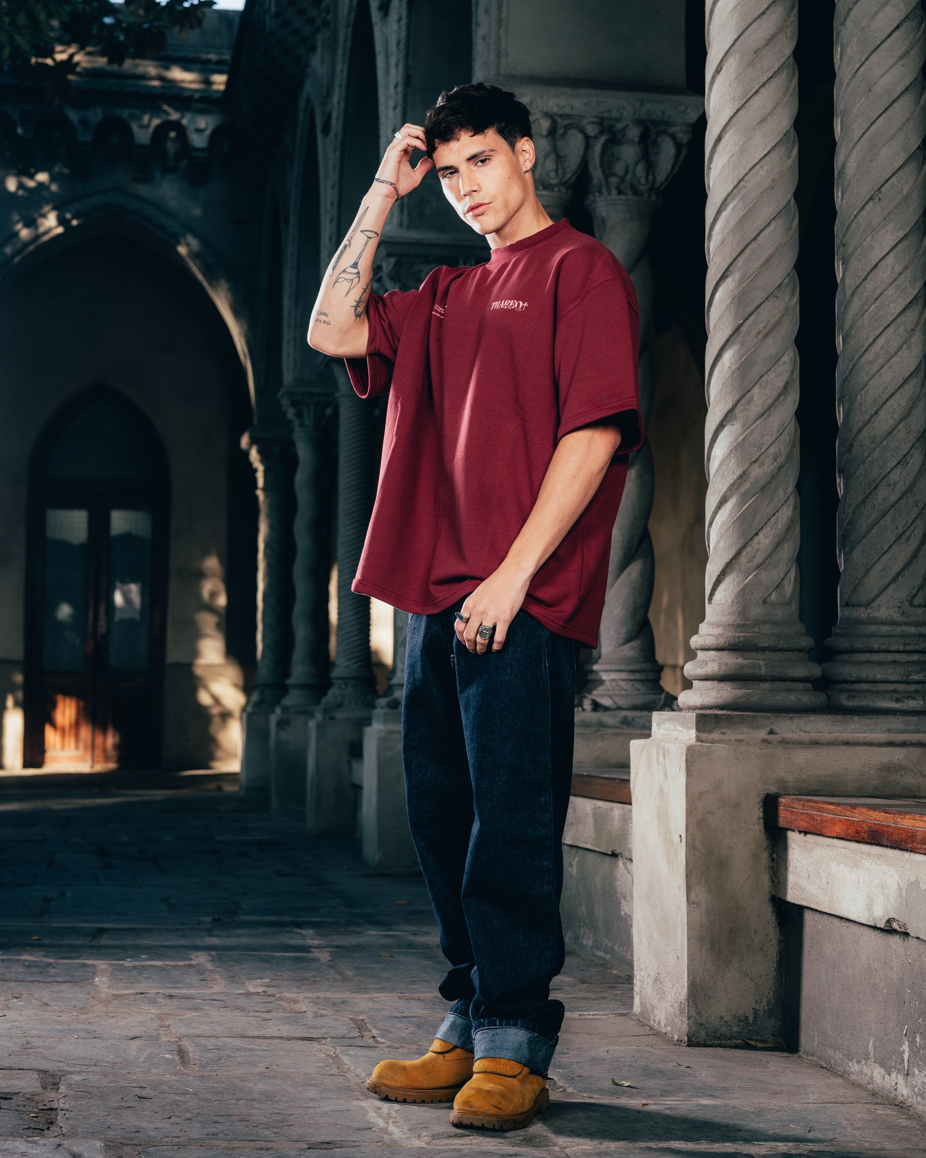 REMERA OVERSIZED [ WARRIOR ] CROWN BOARD