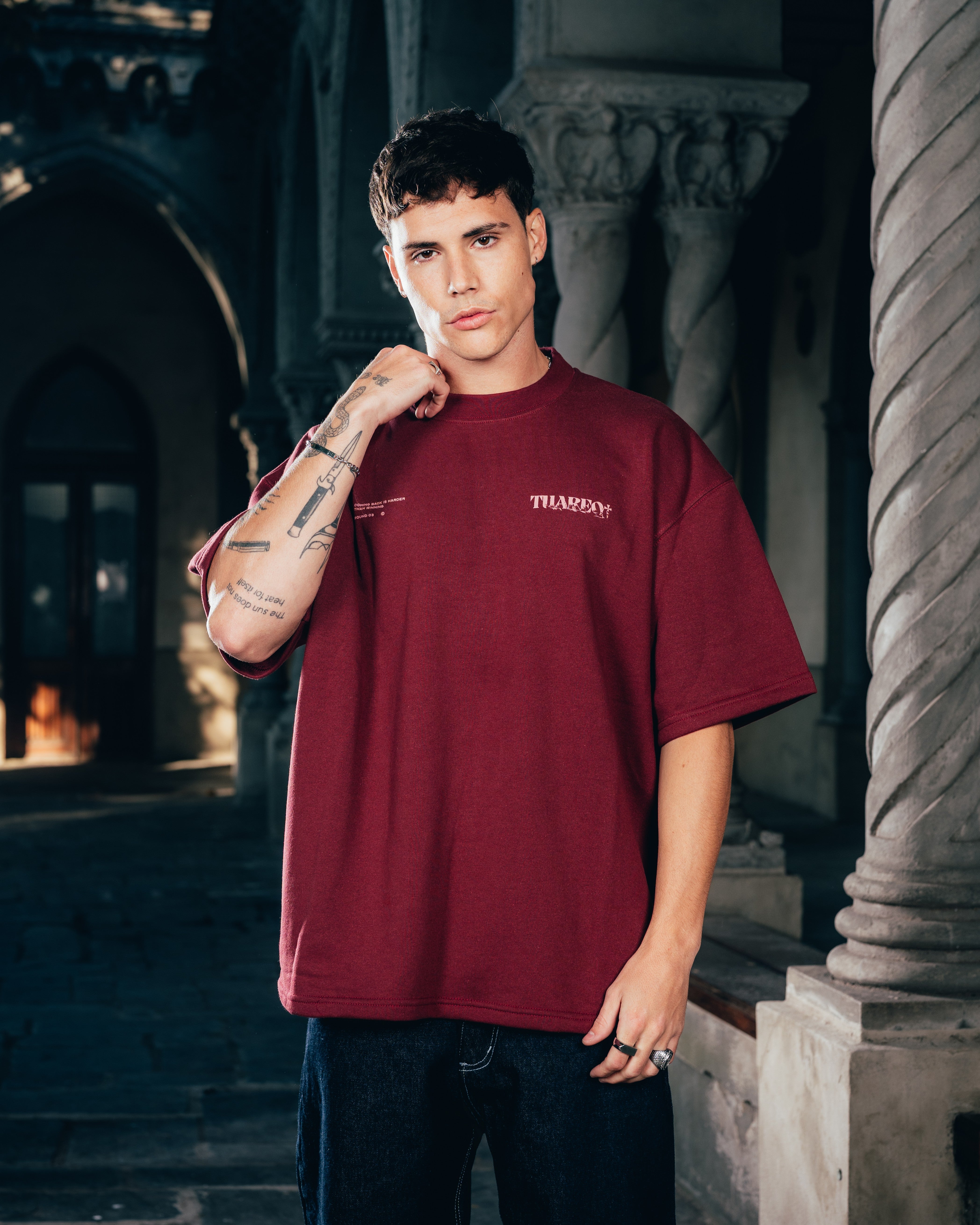REMERA OVERSIZED [ WARRIOR ] CROWN BOARD