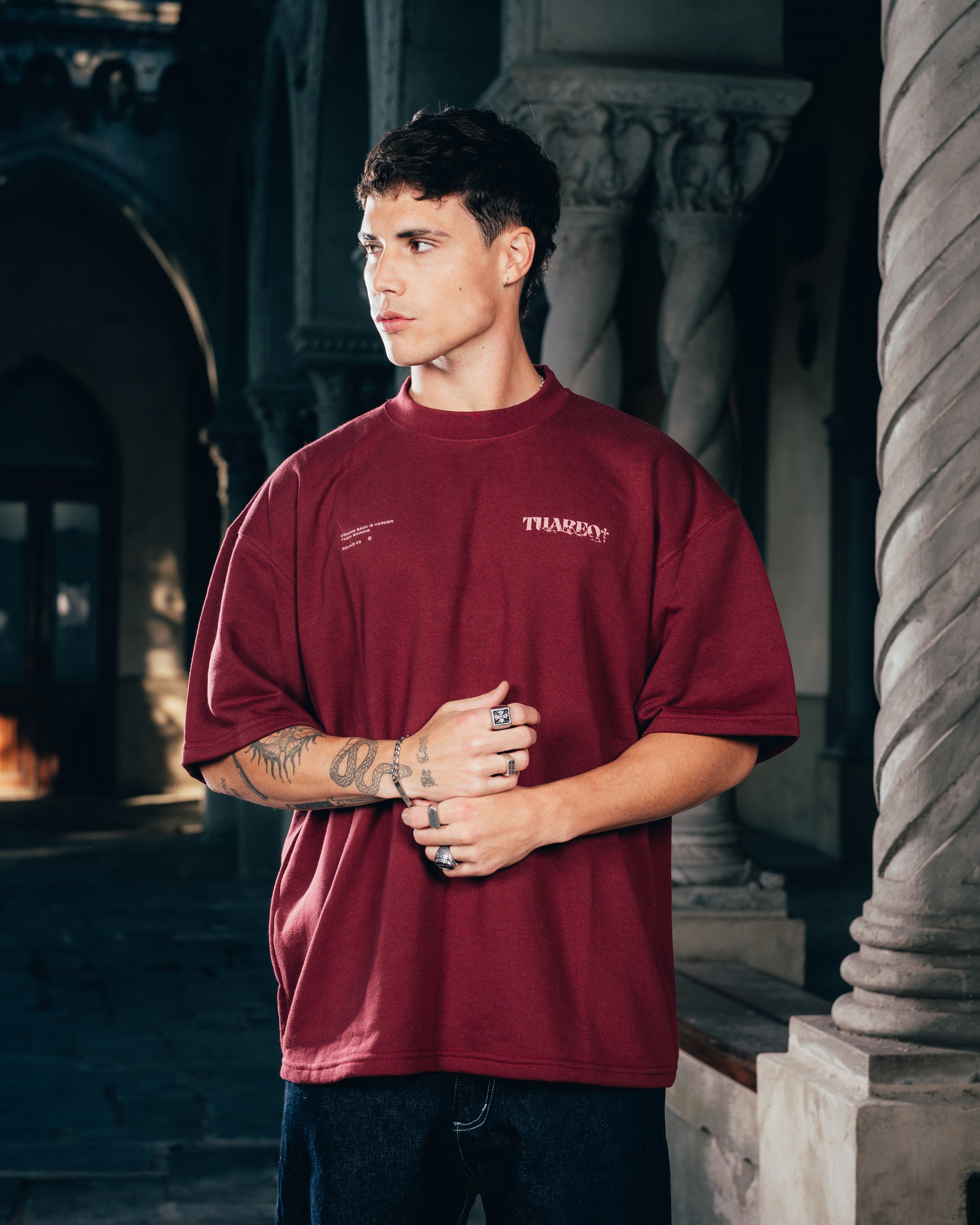 REMERA OVERSIZED [ WARRIOR ] CROWN BOARD