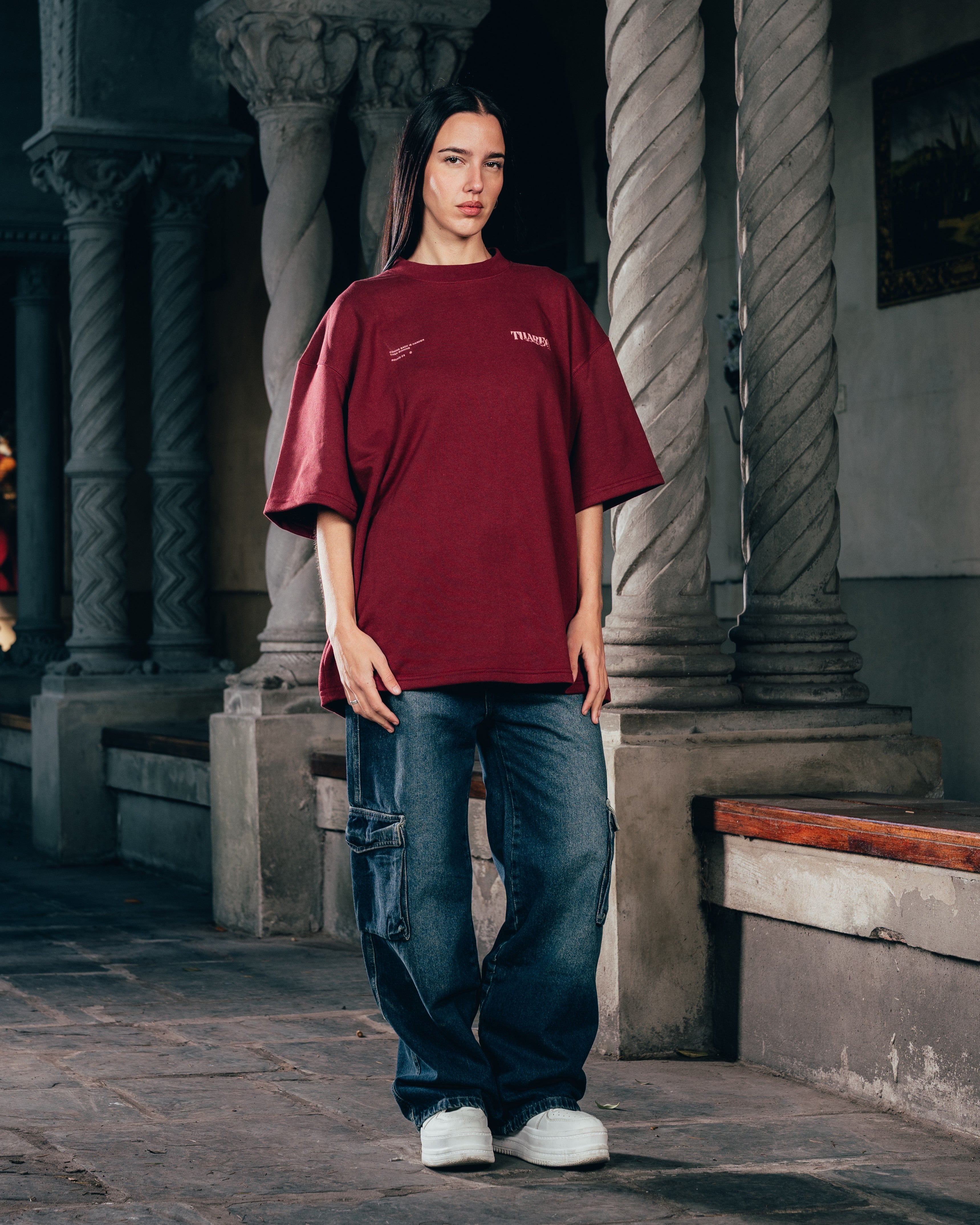 REMERA OVERSIZED [ WARRIOR ] CROWN BOARD