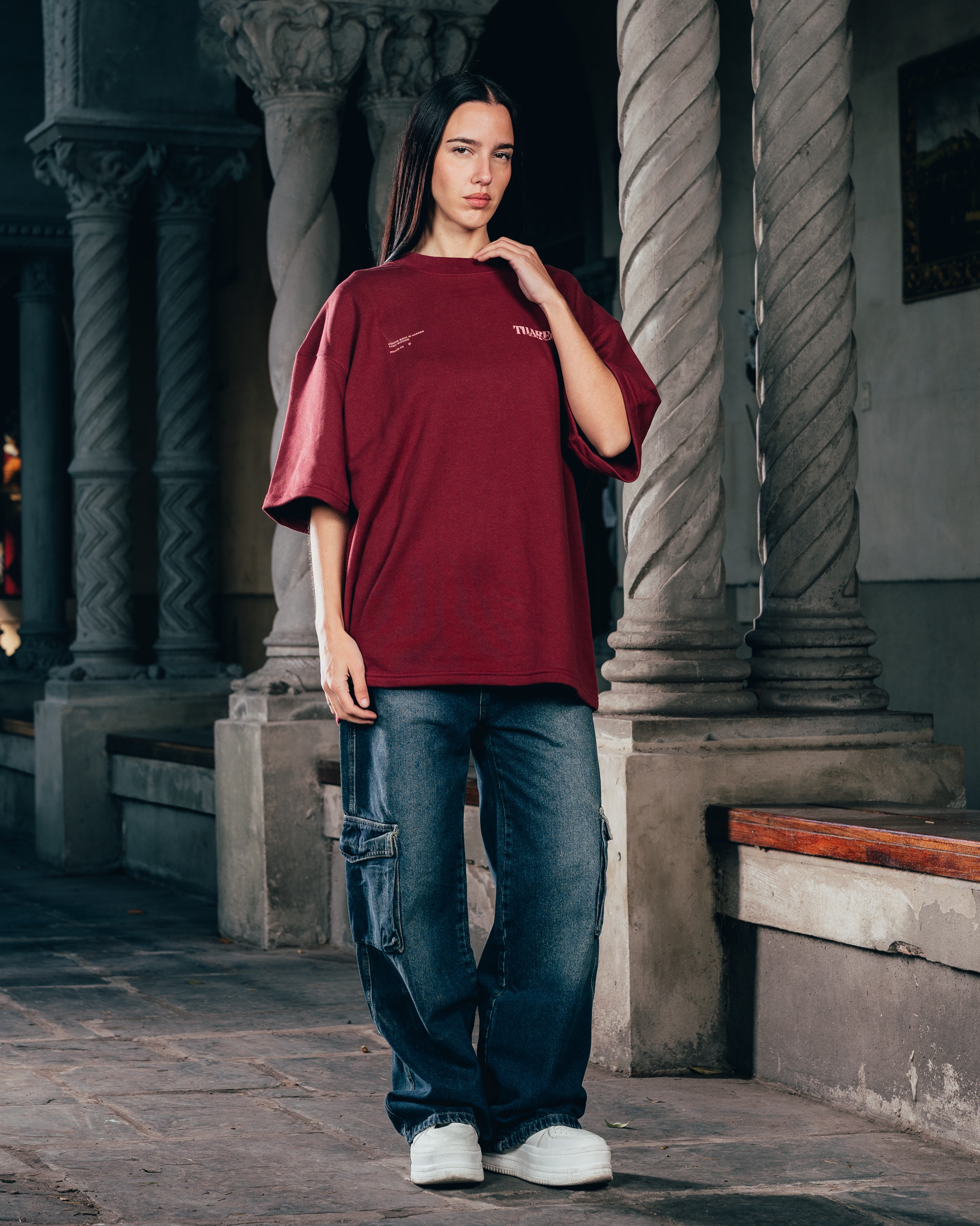 REMERA OVERSIZED [ WARRIOR ] CROWN BOARD