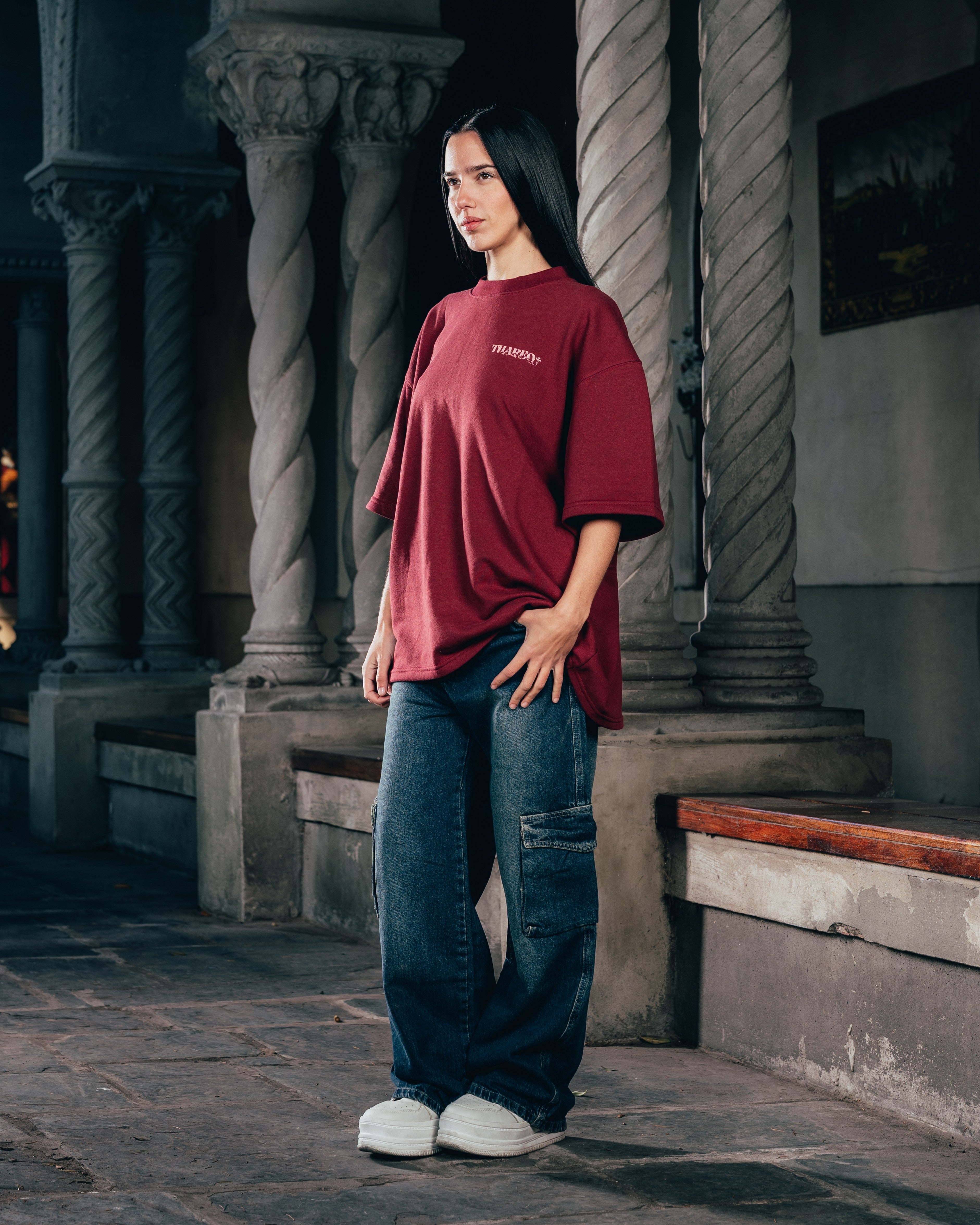 REMERA OVERSIZED [ WARRIOR ] CROWN BOARD