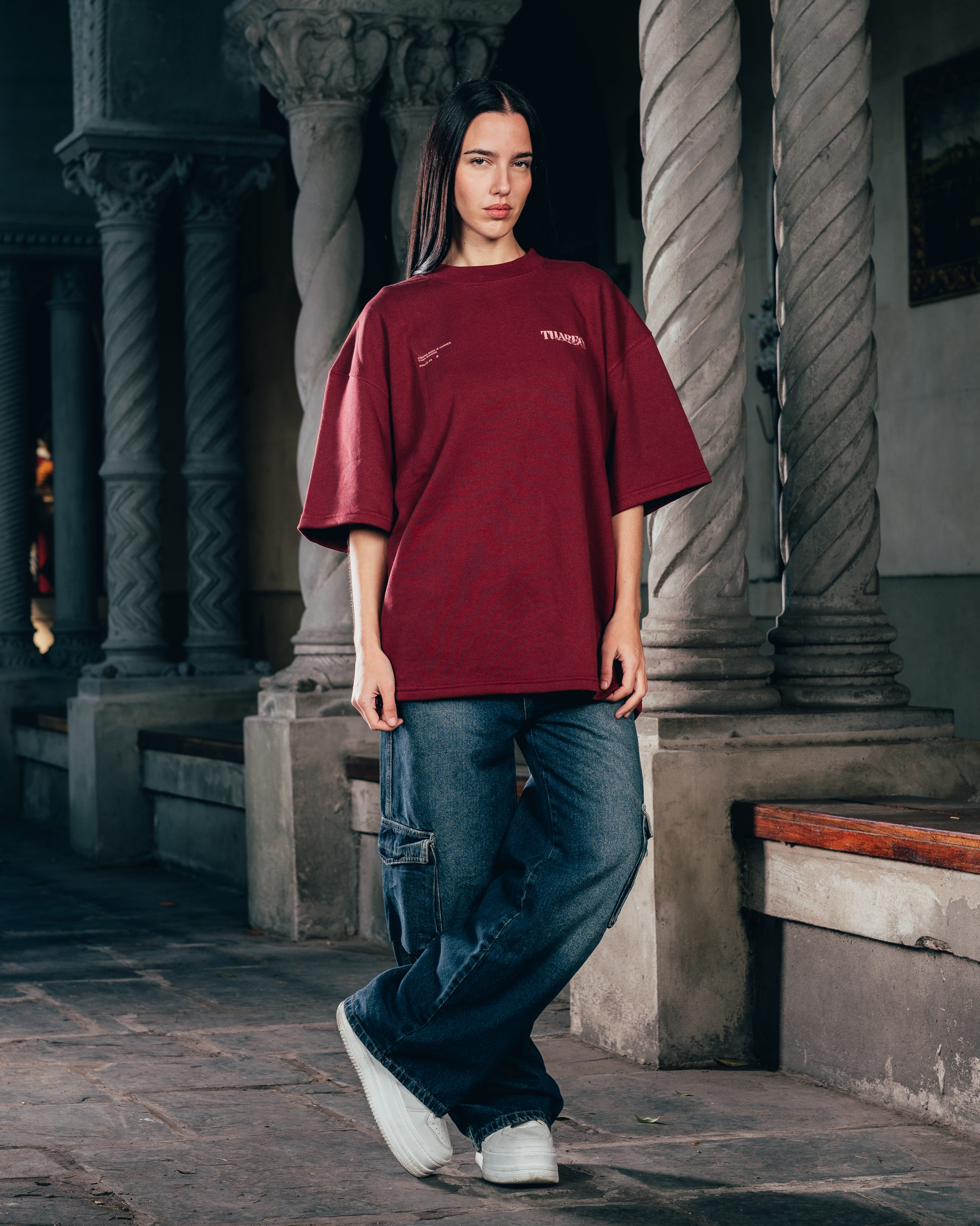 REMERA OVERSIZED [ WARRIOR ] CROWN BOARD