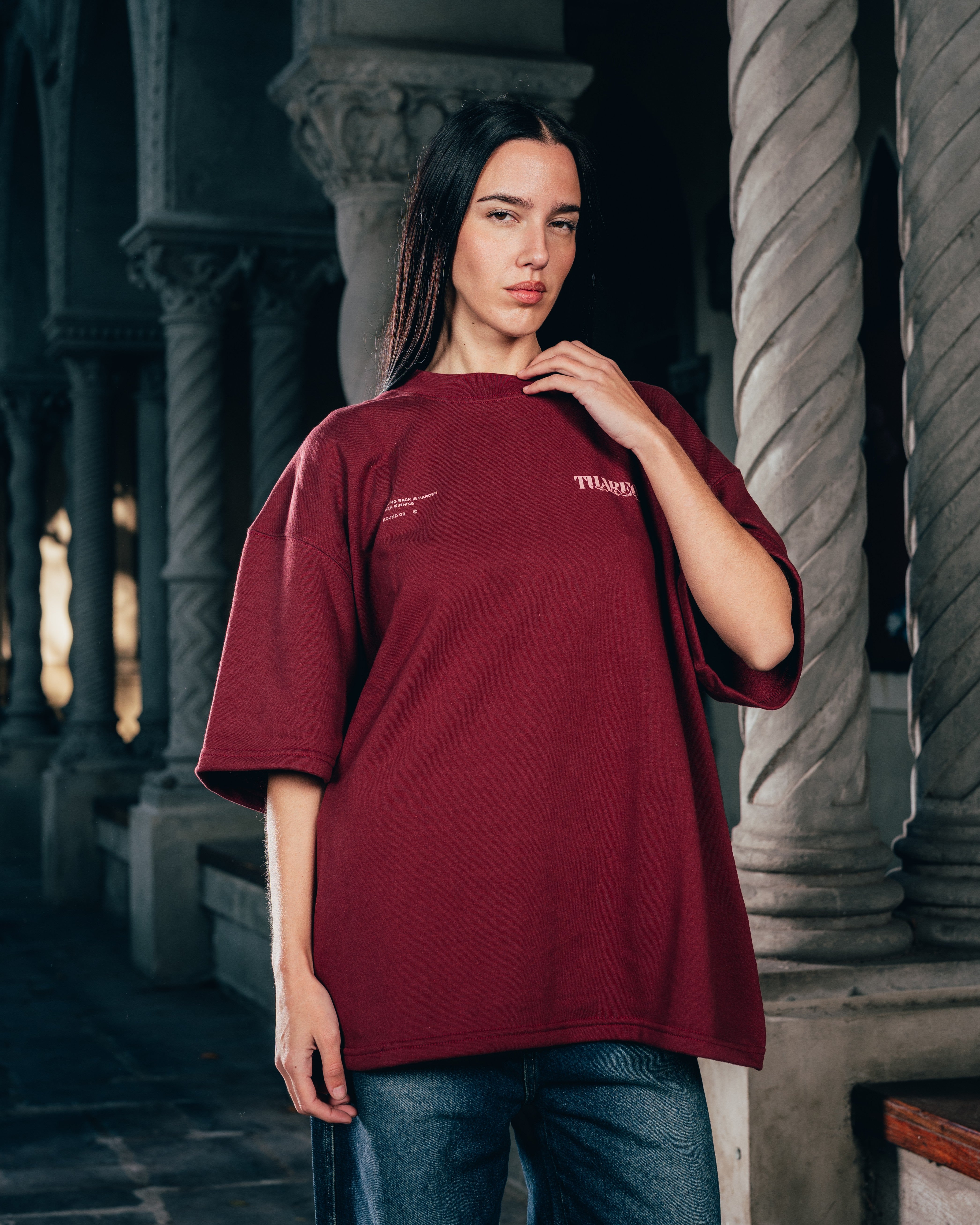 REMERA OVERSIZED [ WARRIOR ] CROWN BOARD