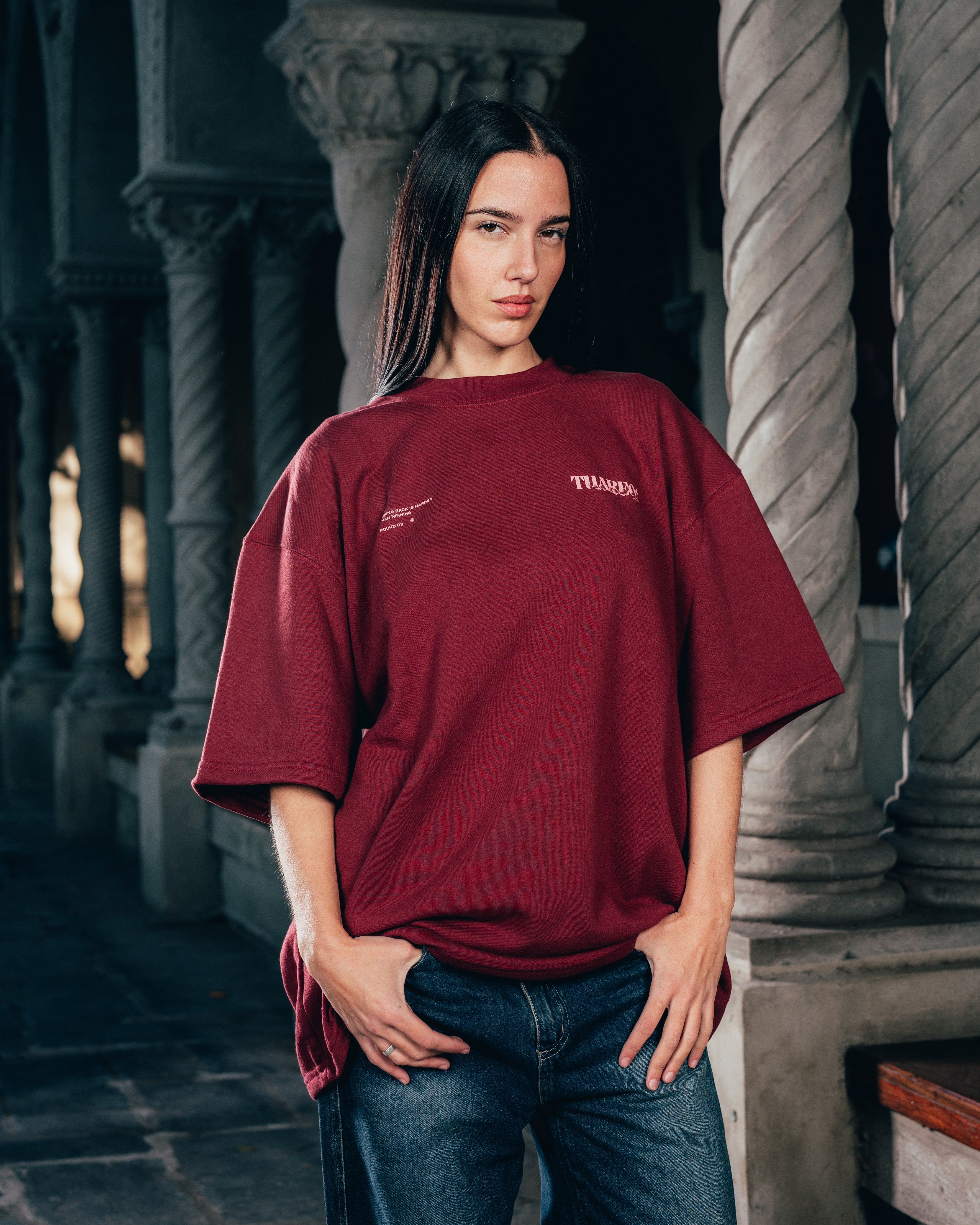 REMERA OVERSIZED [ WARRIOR ] CROWN BOARD