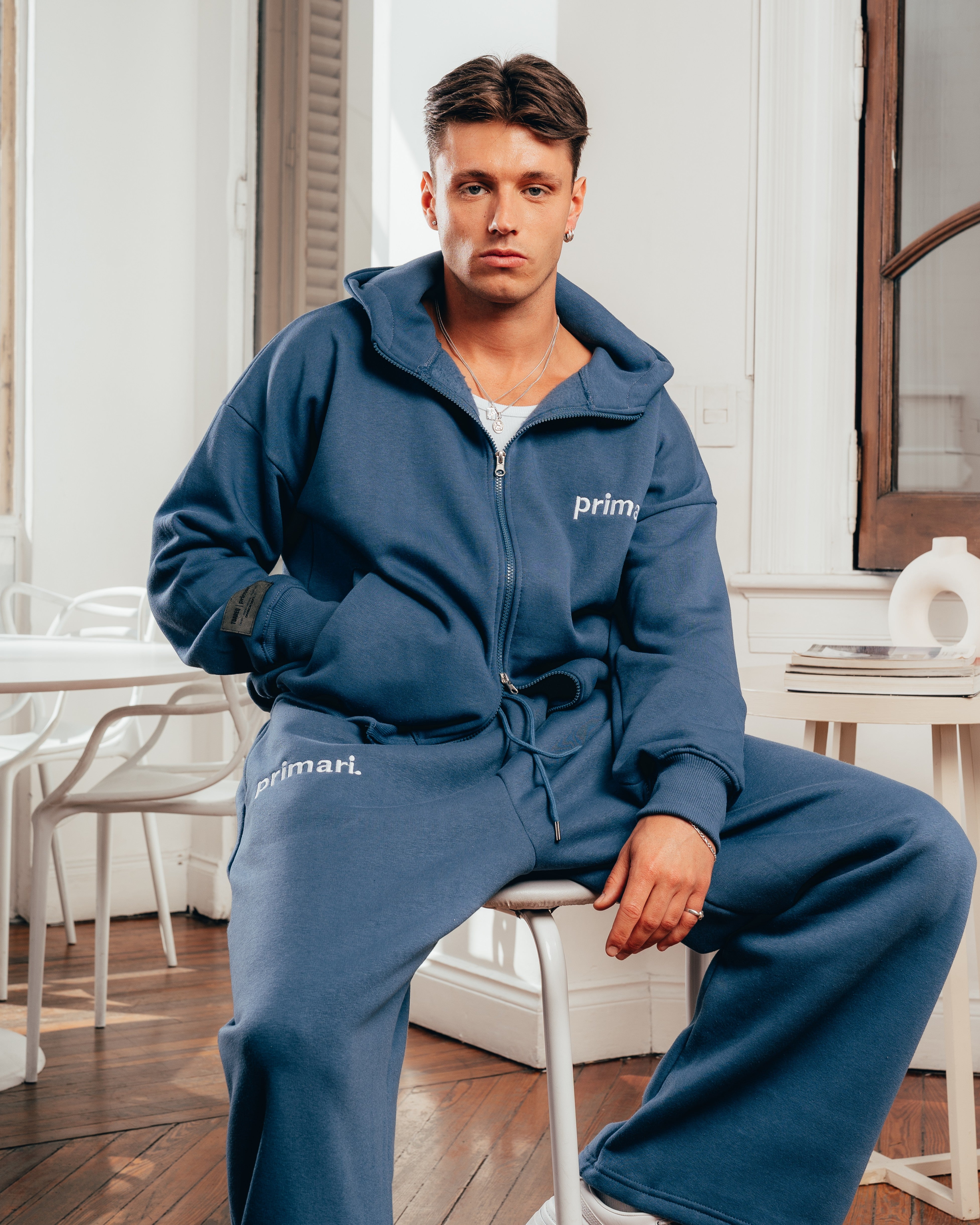 CAMPERA PESADA DOBLE CIERRE [ PRIMARI ] NAVY BLUE