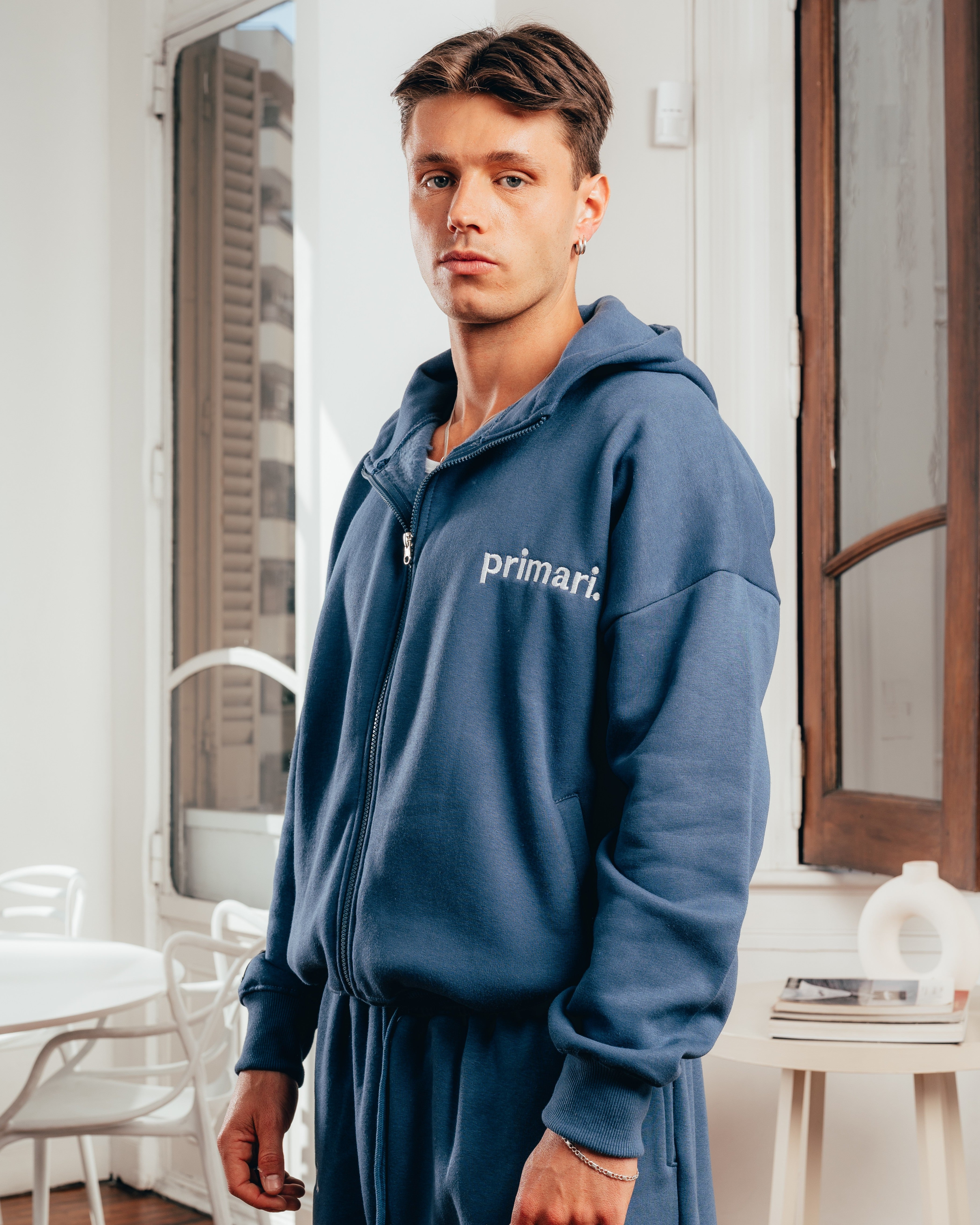CAMPERA PESADA DOBLE CIERRE [ PRIMARI ] NAVY BLUE