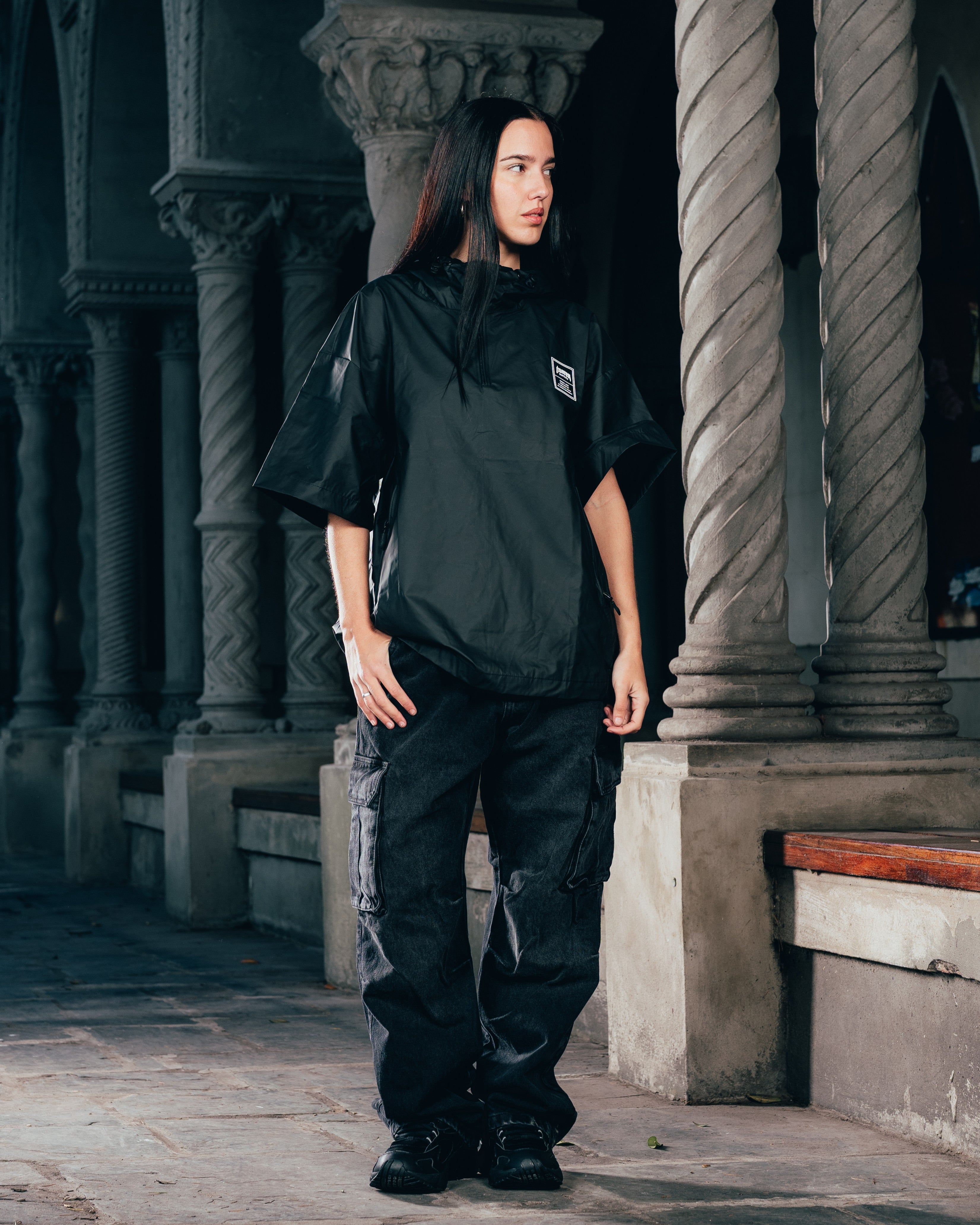 ANORAK MANGA CORTA [ WARRIOR ] BLACK
