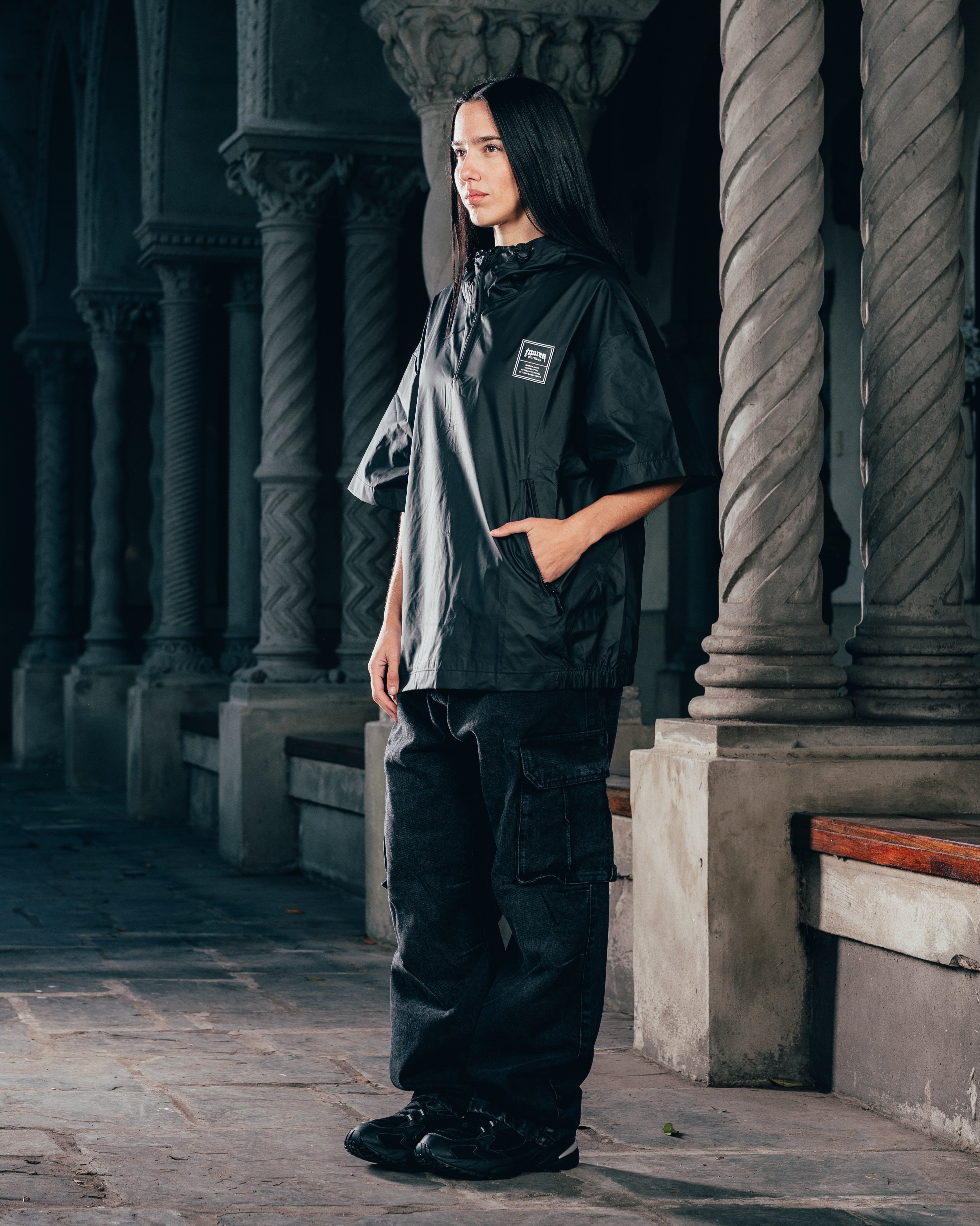 ANORAK MANGA CORTA [ WARRIOR ] BLACK