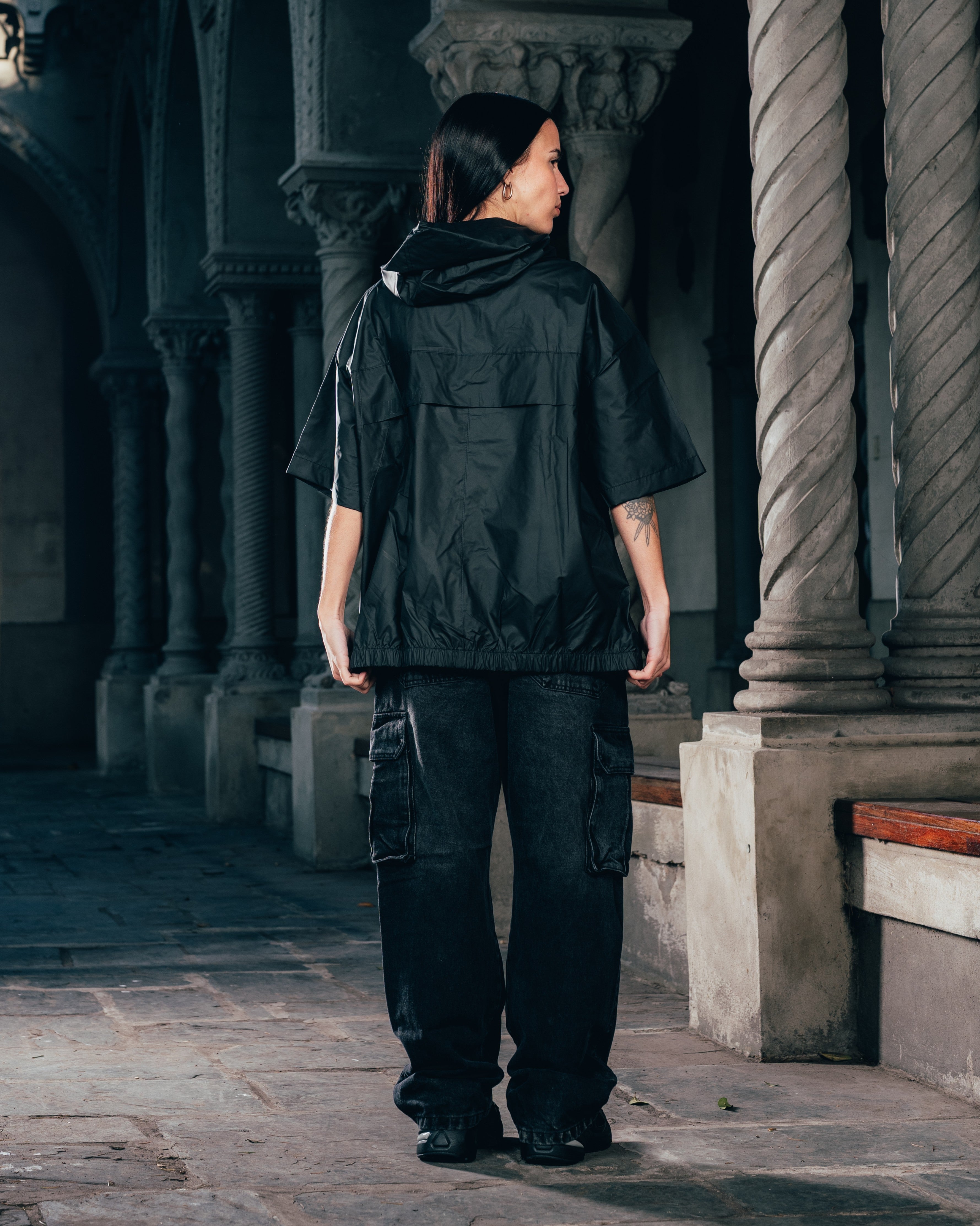 ANORAK MANGA CORTA [ WARRIOR ] BLACK
